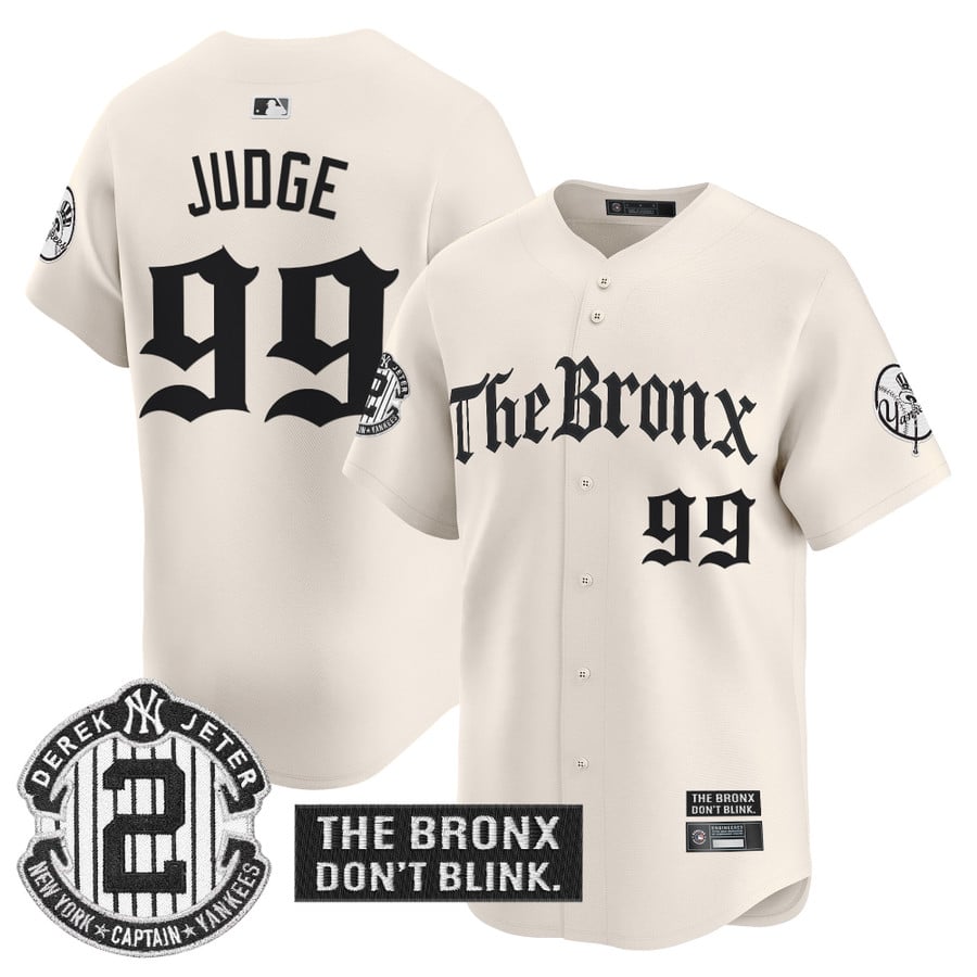 Yankees 'The Bronx - Gothic Ink Drop Edition' Vapor Premier Limited Jersey - Stitched