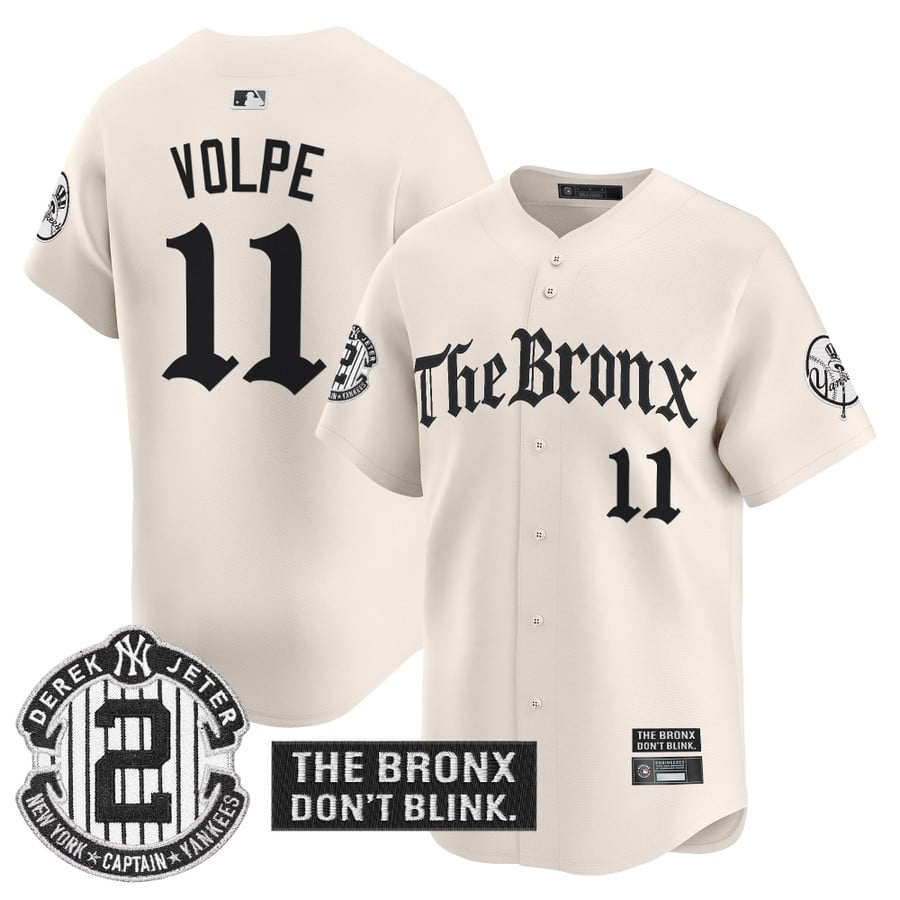 Yankees 'The Bronx - Gothic Ink Drop Edition' Vapor Premier Limited Jersey - Stitched