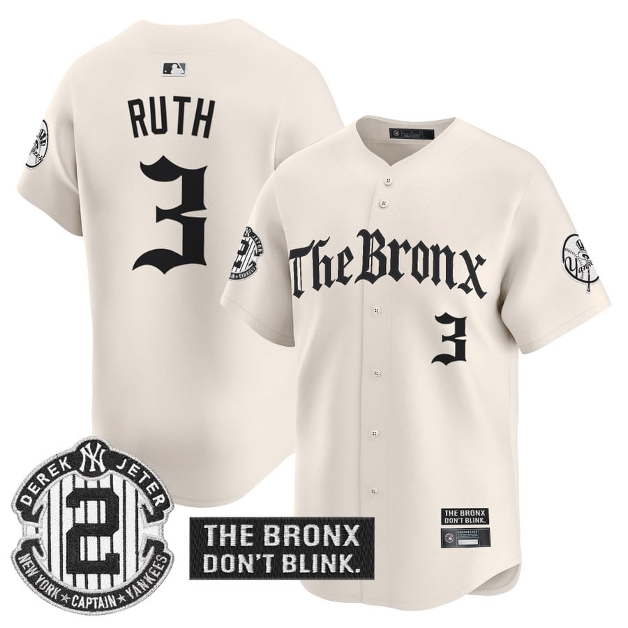 Yankees 'The Bronx - Gothic Ink Drop Edition' Vapor Premier Limited Jersey - Stitched