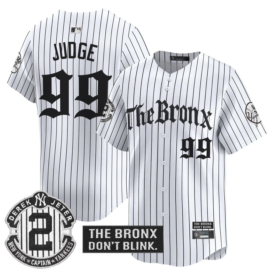 Yankees 'The Bronx - Gothic Ink Drop Edition' Vapor Premier Limited Jersey - Stitched