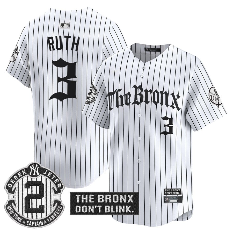Yankees 'The Bronx - Gothic Ink Drop Edition' Vapor Premier Limited Jersey - Stitched