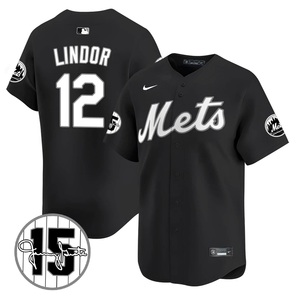 New York Mets Jerry Grote Patch Vapor Premier Limited V1 Jersey  All Stitched