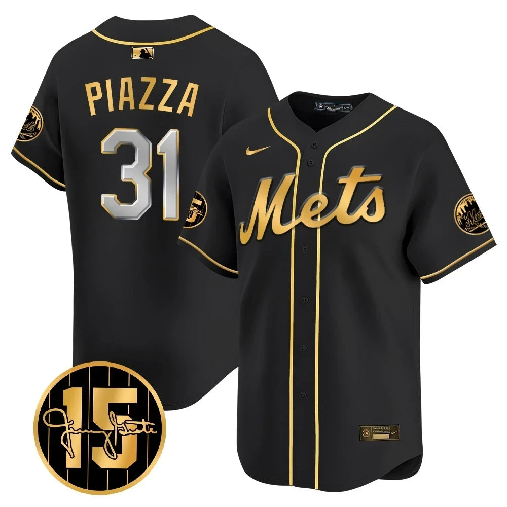 New York Mets Jerry Grote Patch Vapor Premier Limited V1 Jersey  All Stitched
