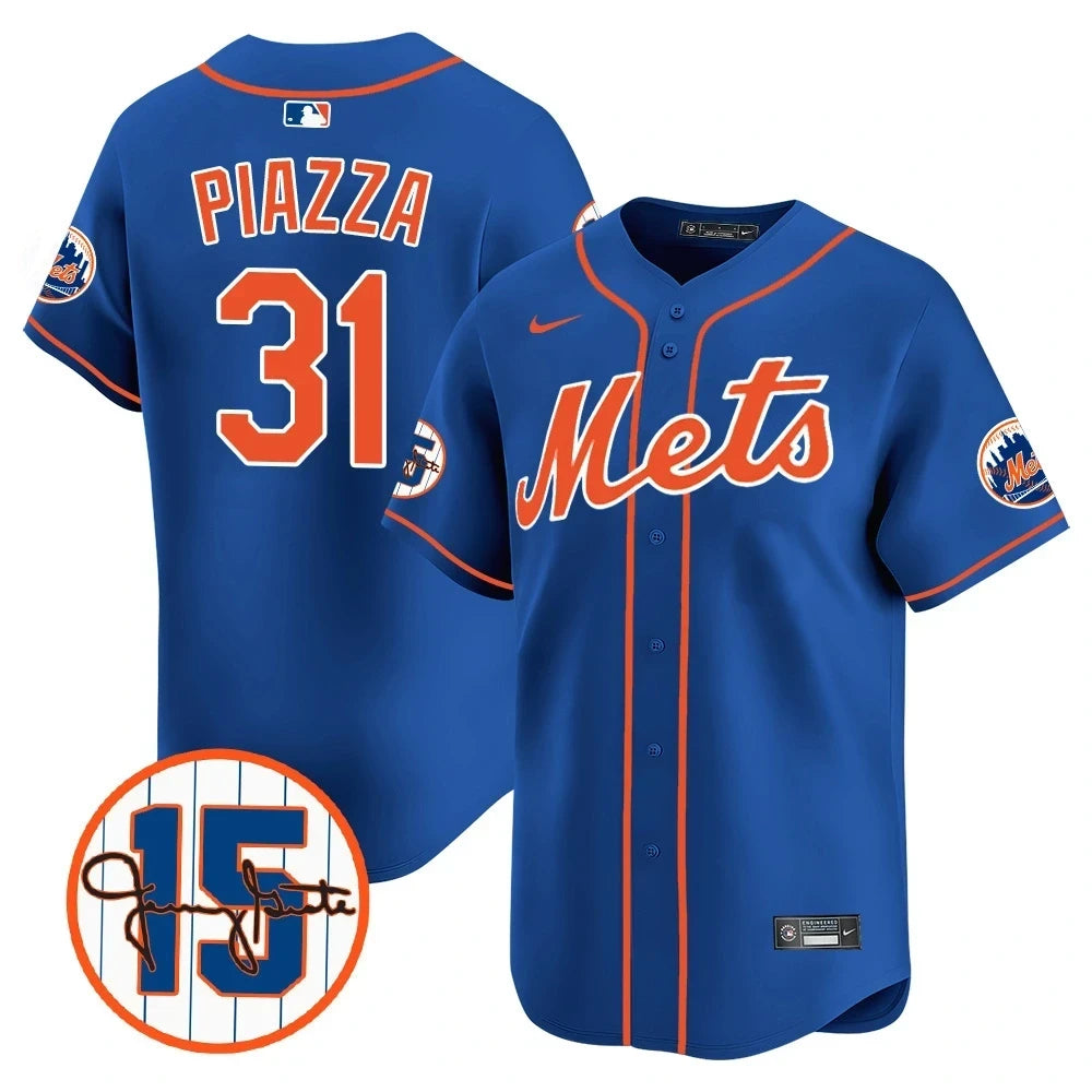 New York Mets Jerry Grote Patch Vapor Premier Limited V1 Jersey  All Stitched