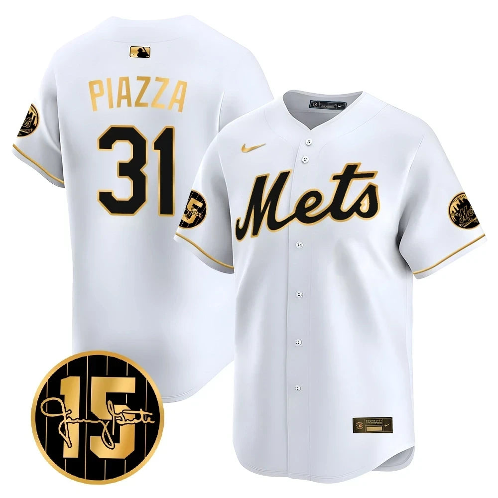 New York Mets Jerry Grote Patch Vapor Premier Limited V1 Jersey  All Stitched