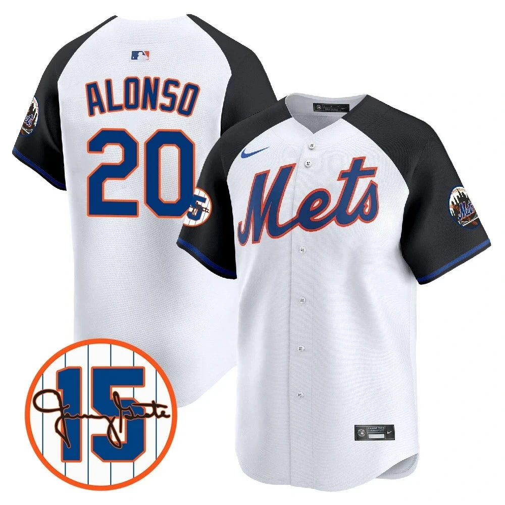 New York Mets Jerry Grote Patch Vapor Premier Limited V1 Jersey  All Stitched