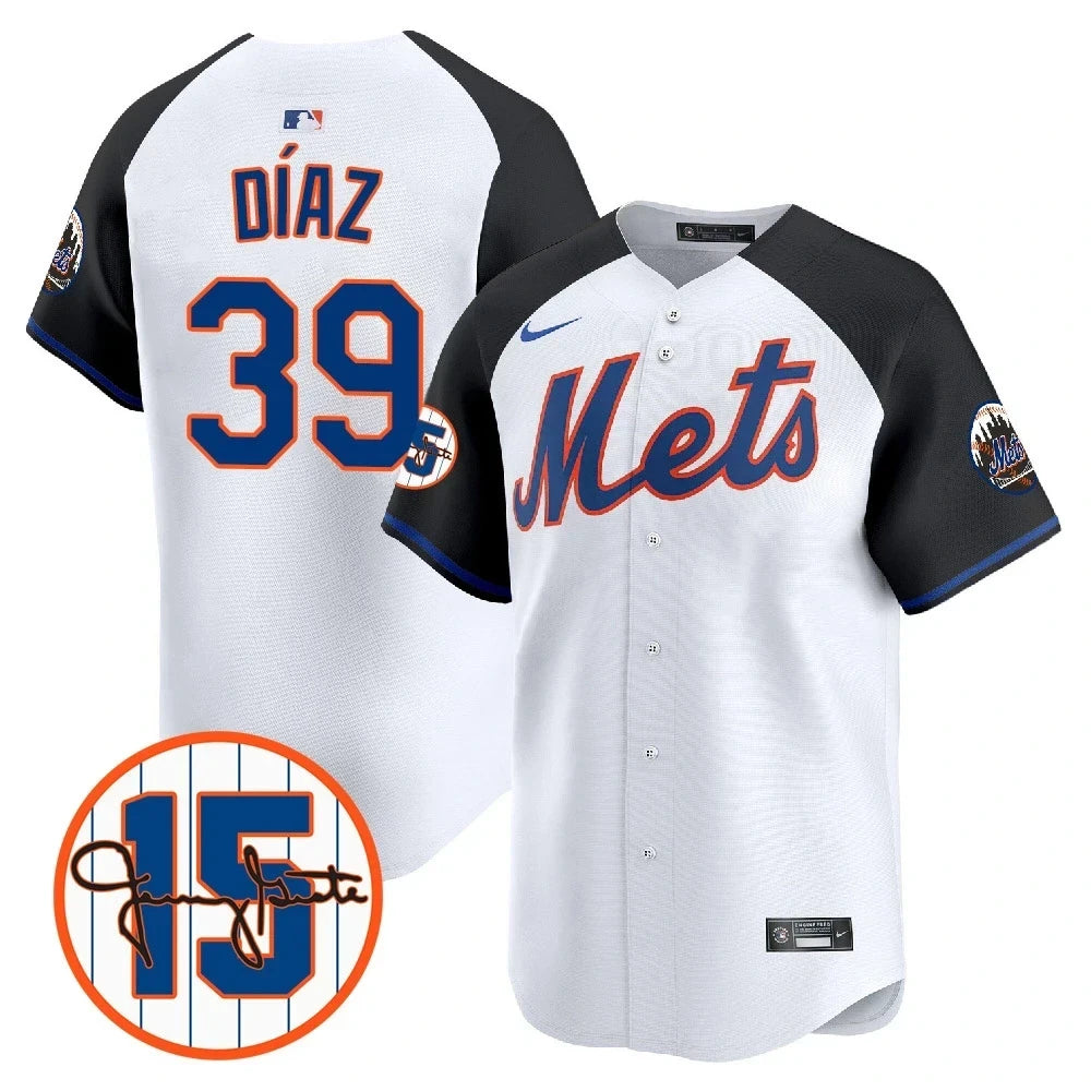 New York Mets Jerry Grote Patch Vapor Premier Limited V1 Jersey  All Stitched