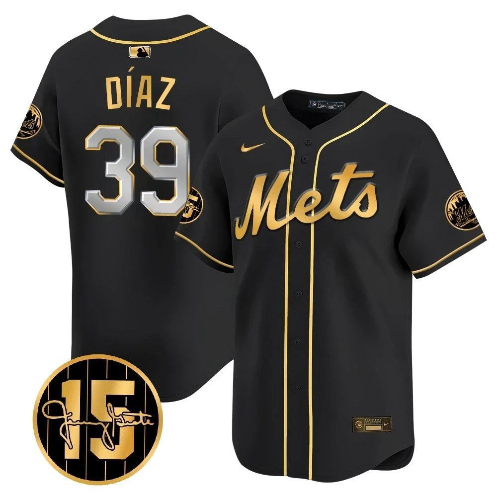 New York Mets Jerry Grote Patch Vapor Premier Limited V1 Jersey  All Stitched