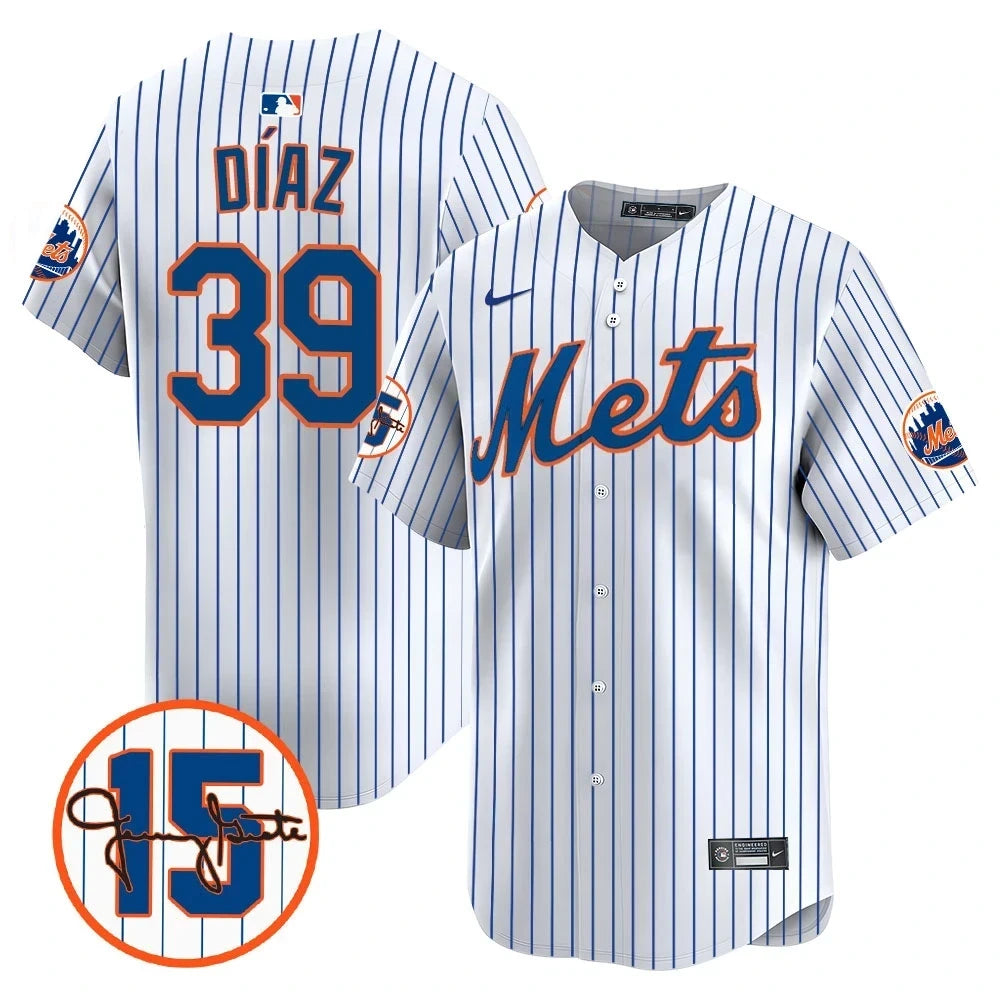New York Mets Jerry Grote Patch Vapor Premier Limited V1 Jersey  All Stitched
