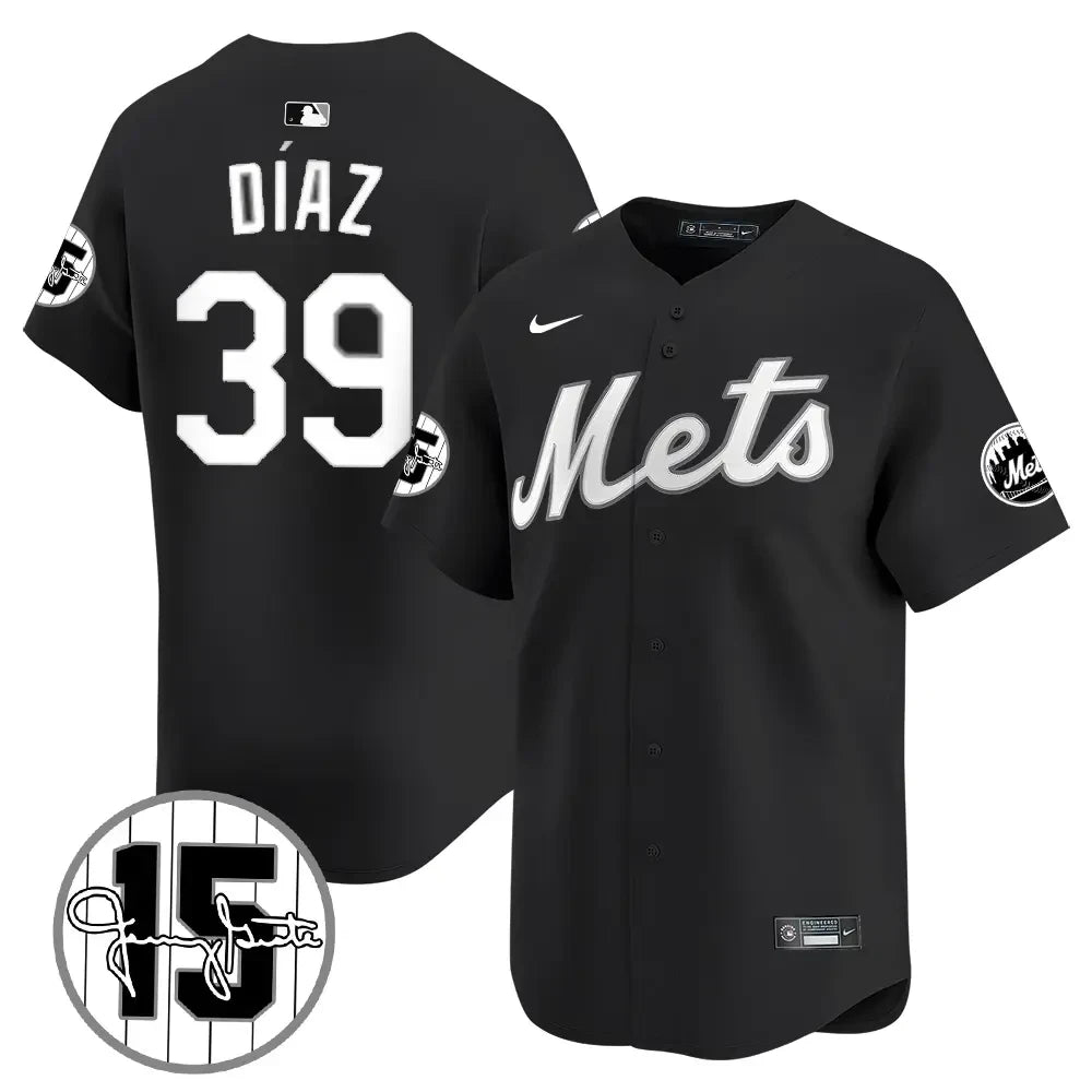 New York Mets Jerry Grote Patch Vapor Premier Limited V1 Jersey  All Stitched