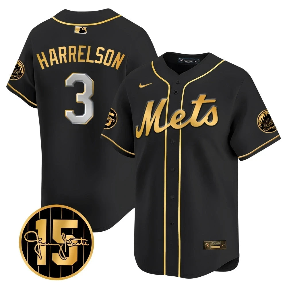 New York Mets Jerry Grote Patch Vapor Premier Limited V1 Jersey  All Stitched