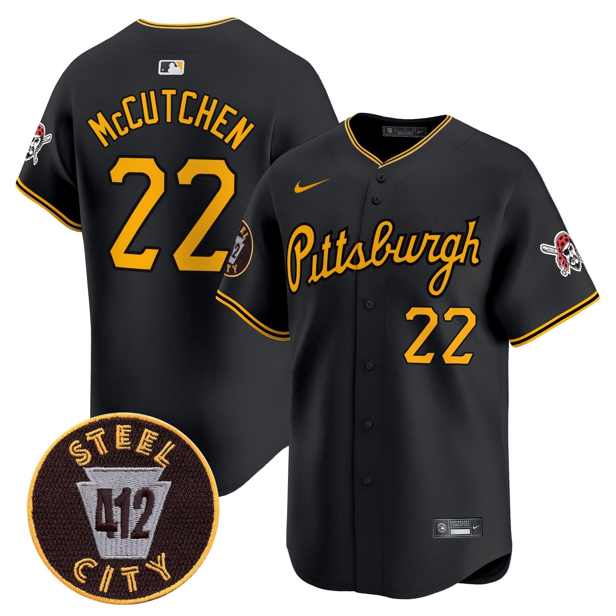 PIT 412 Patch Vapor Premier Limited Jersey V4 - Stitched