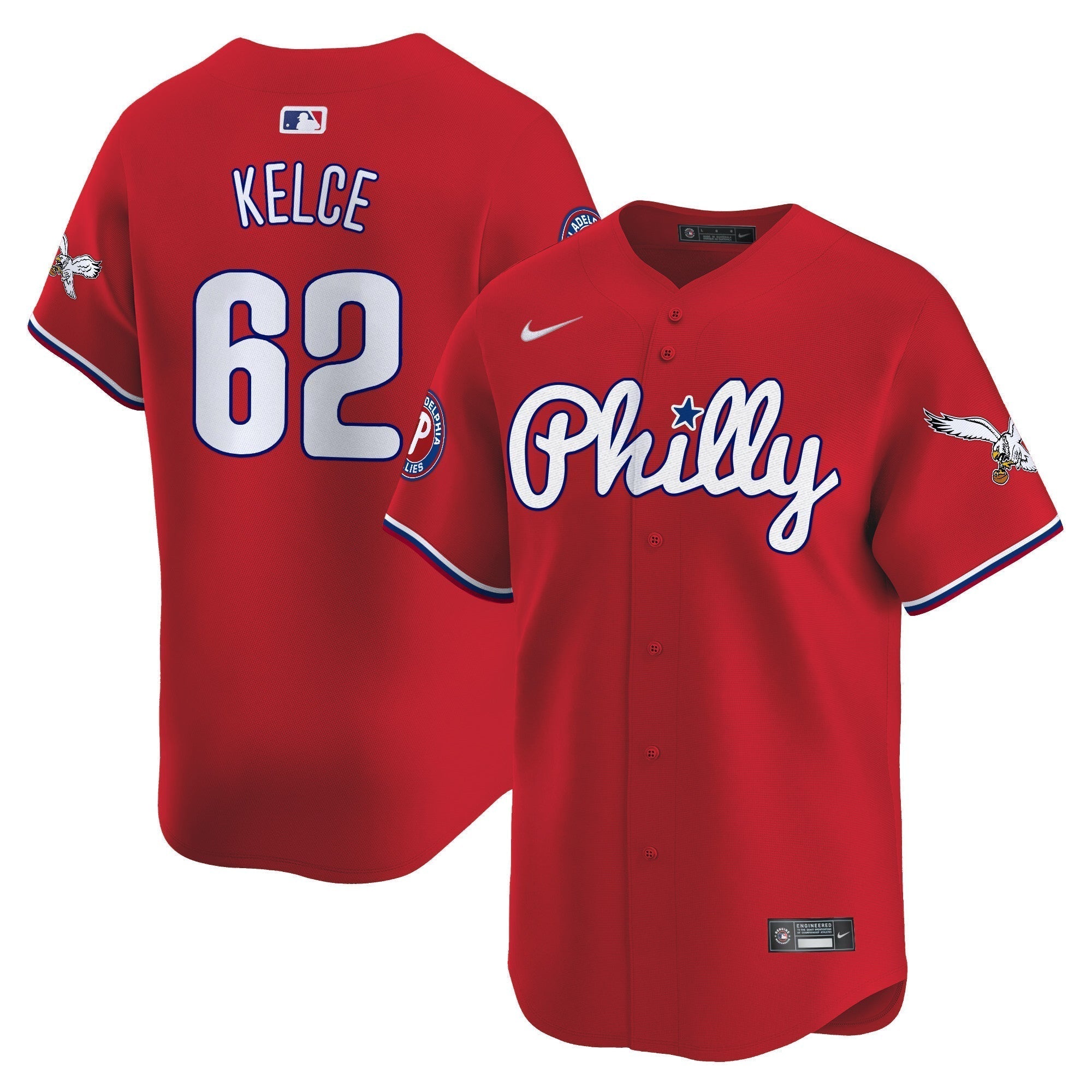 Phillies & Eagles Vapor Premier Limited Jersey - Stitched