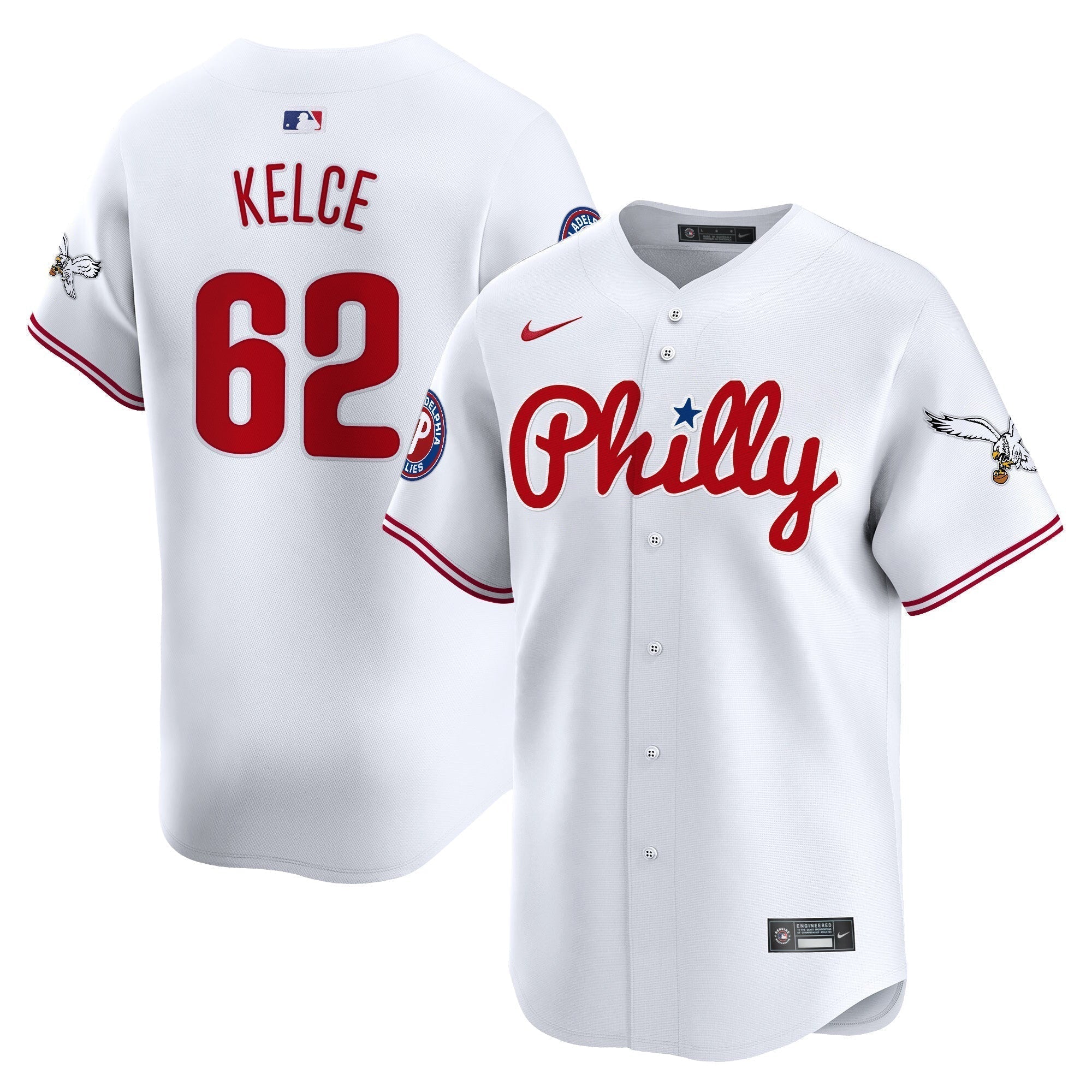 Phillies & Eagles Vapor Premier Limited Jersey - Stitched