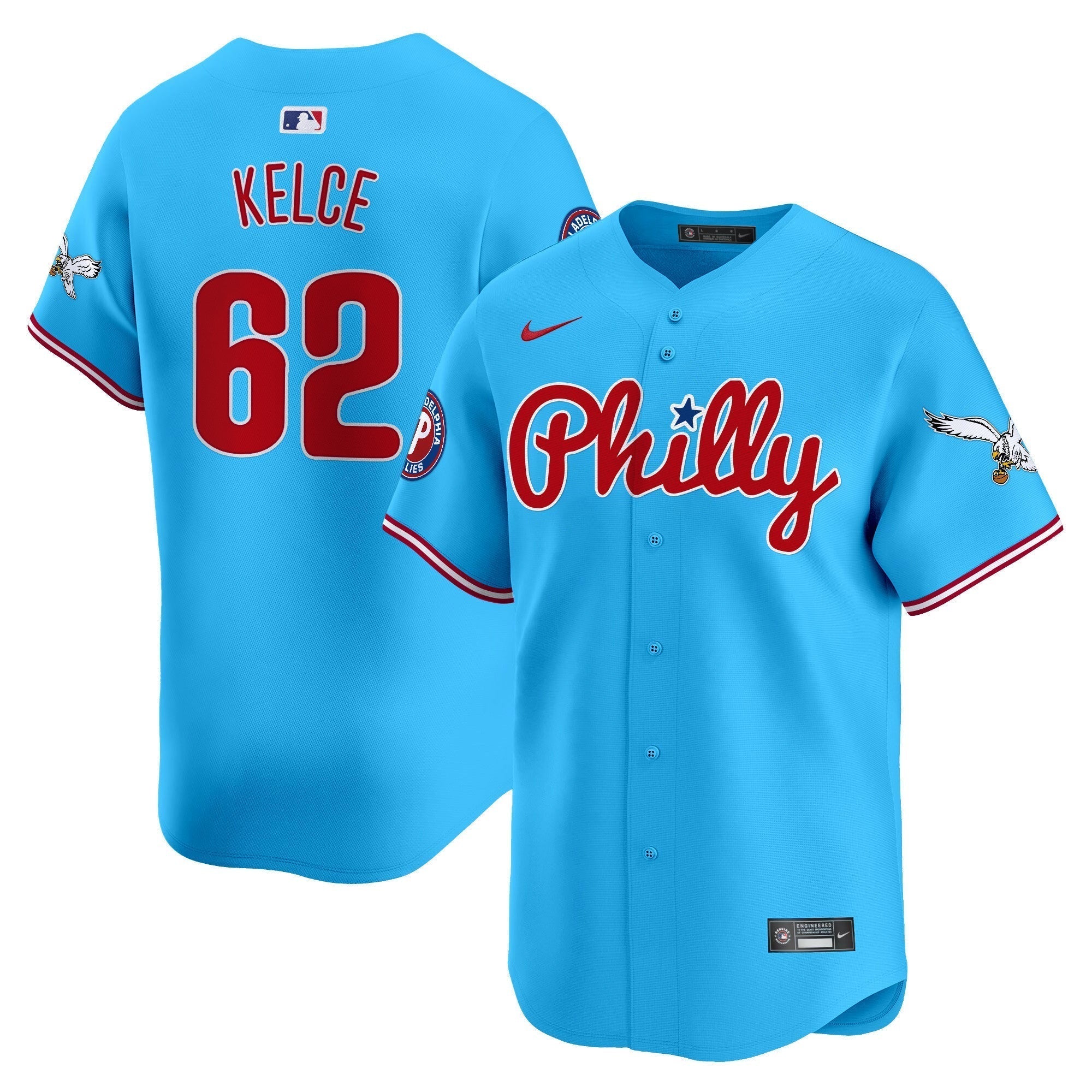 Phillies & Eagles Vapor Premier Limited Jersey - Stitched