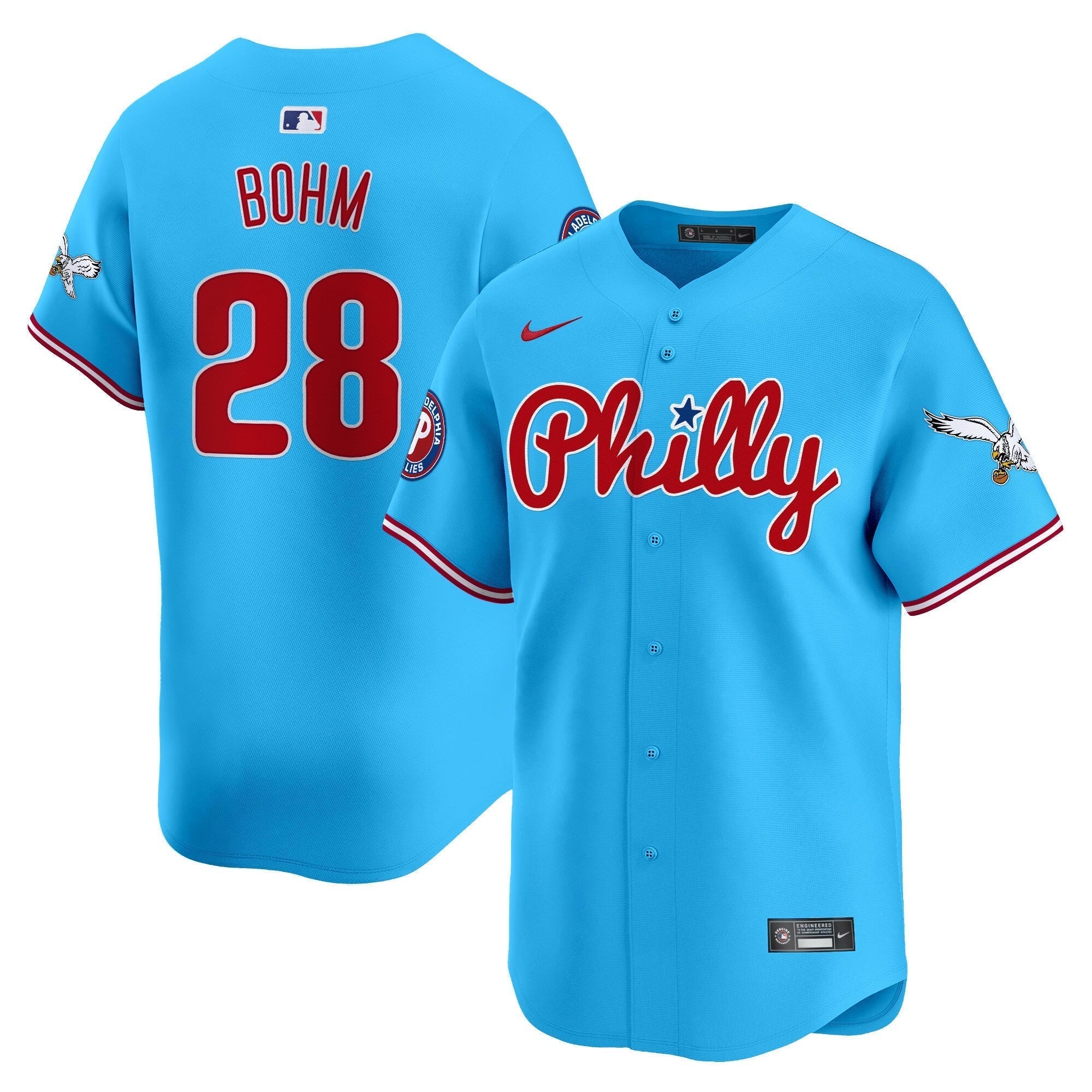 Phillies & Eagles Vapor Premier Limited Jersey - Stitched