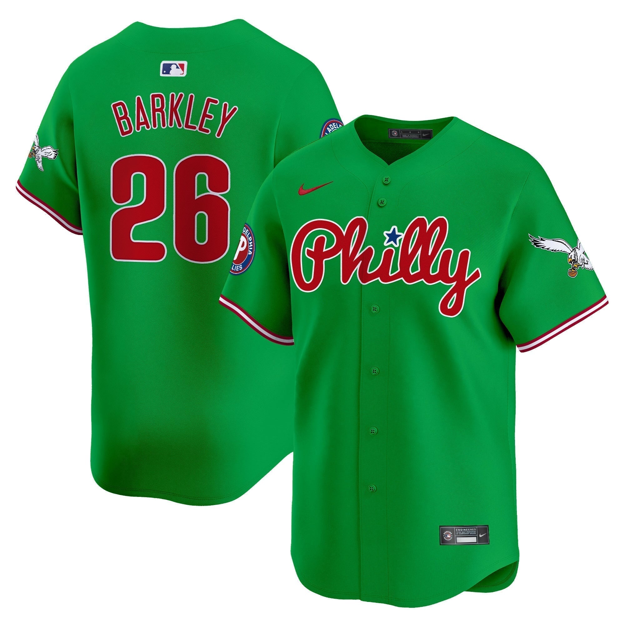 Phillies & Eagles Vapor Premier Limited Jersey - Stitched