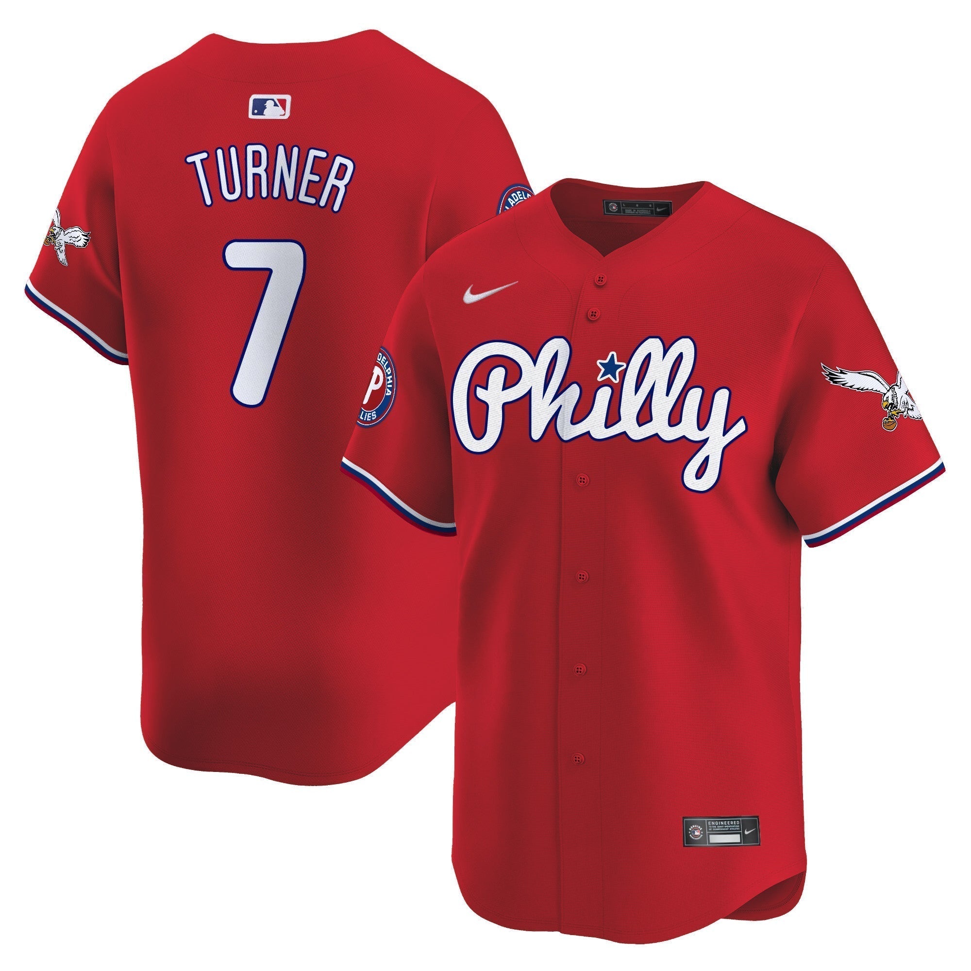 Phillies & Eagles Vapor Premier Limited Jersey - Stitched