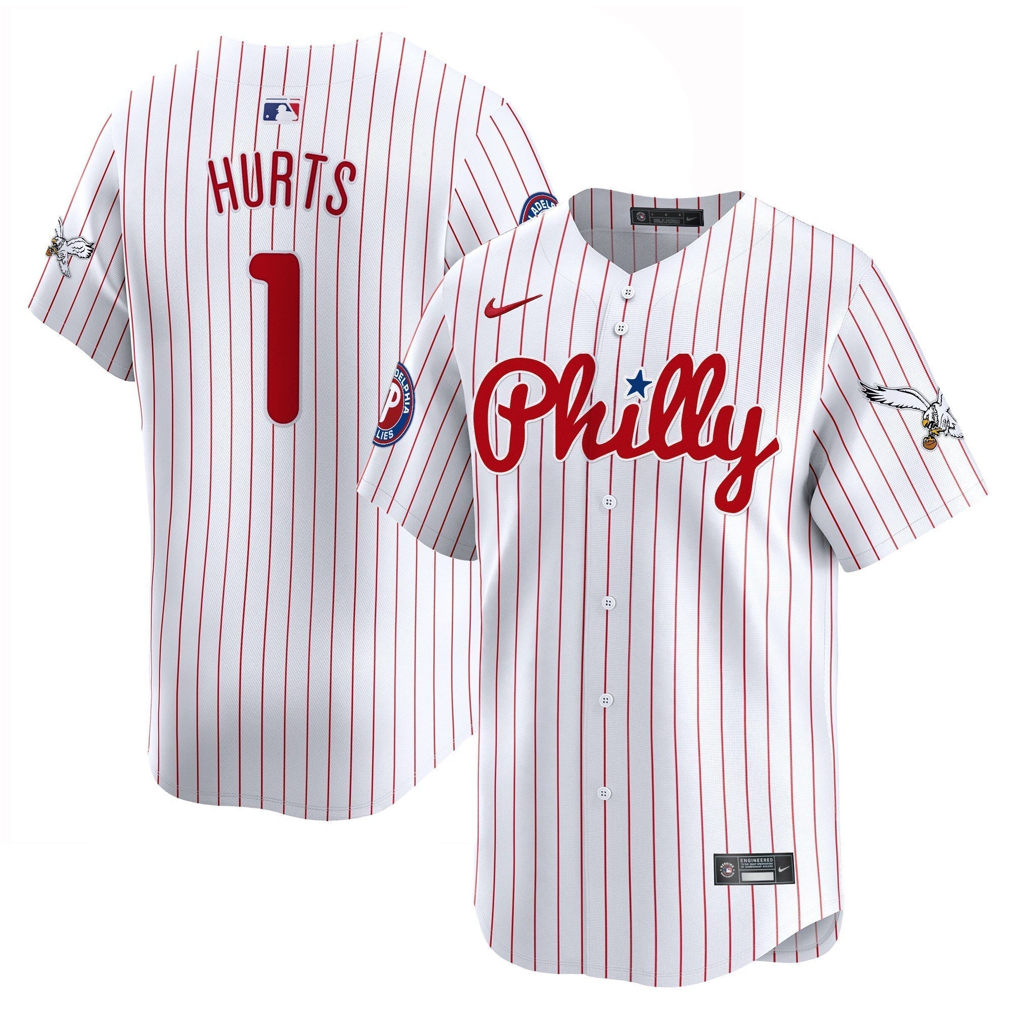 Phillies & Eagles Vapor Premier Limited Jersey - Stitched