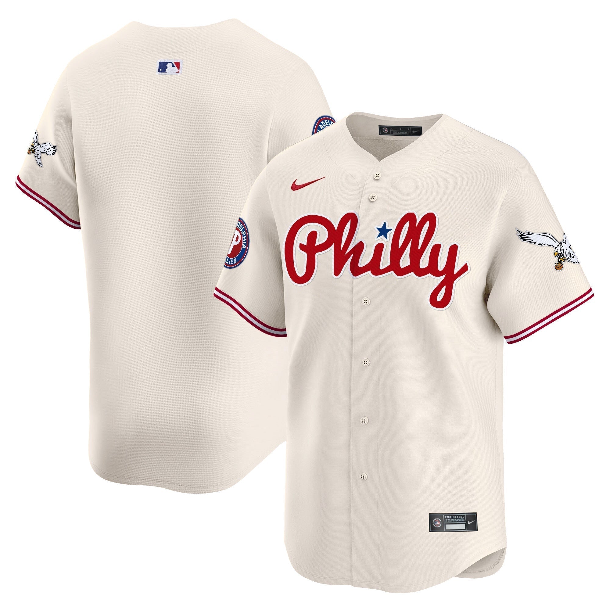 Phillies & Eagles Vapor Premier Limited Jersey - Stitched