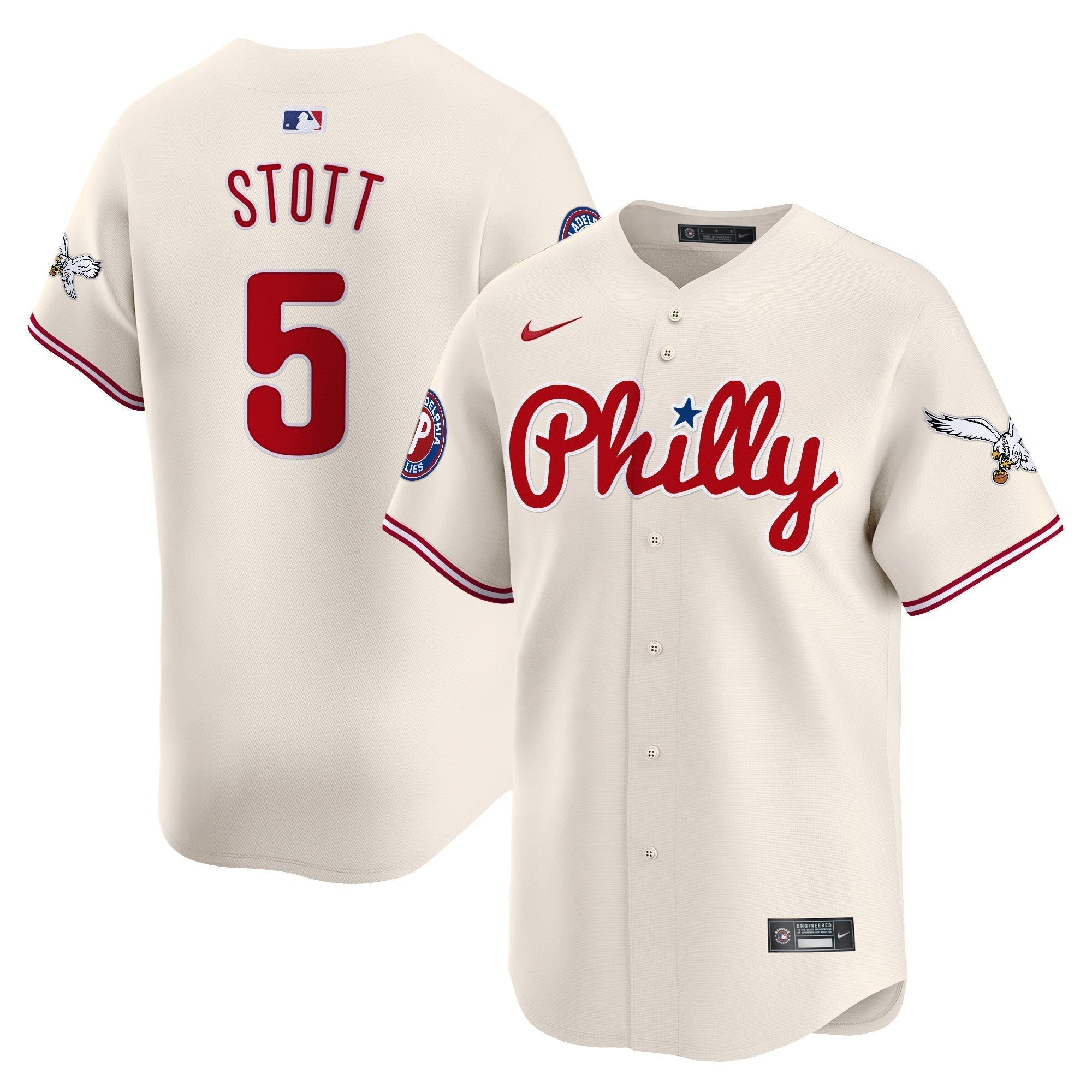 Phillies & Eagles Vapor Premier Limited Jersey - Stitched