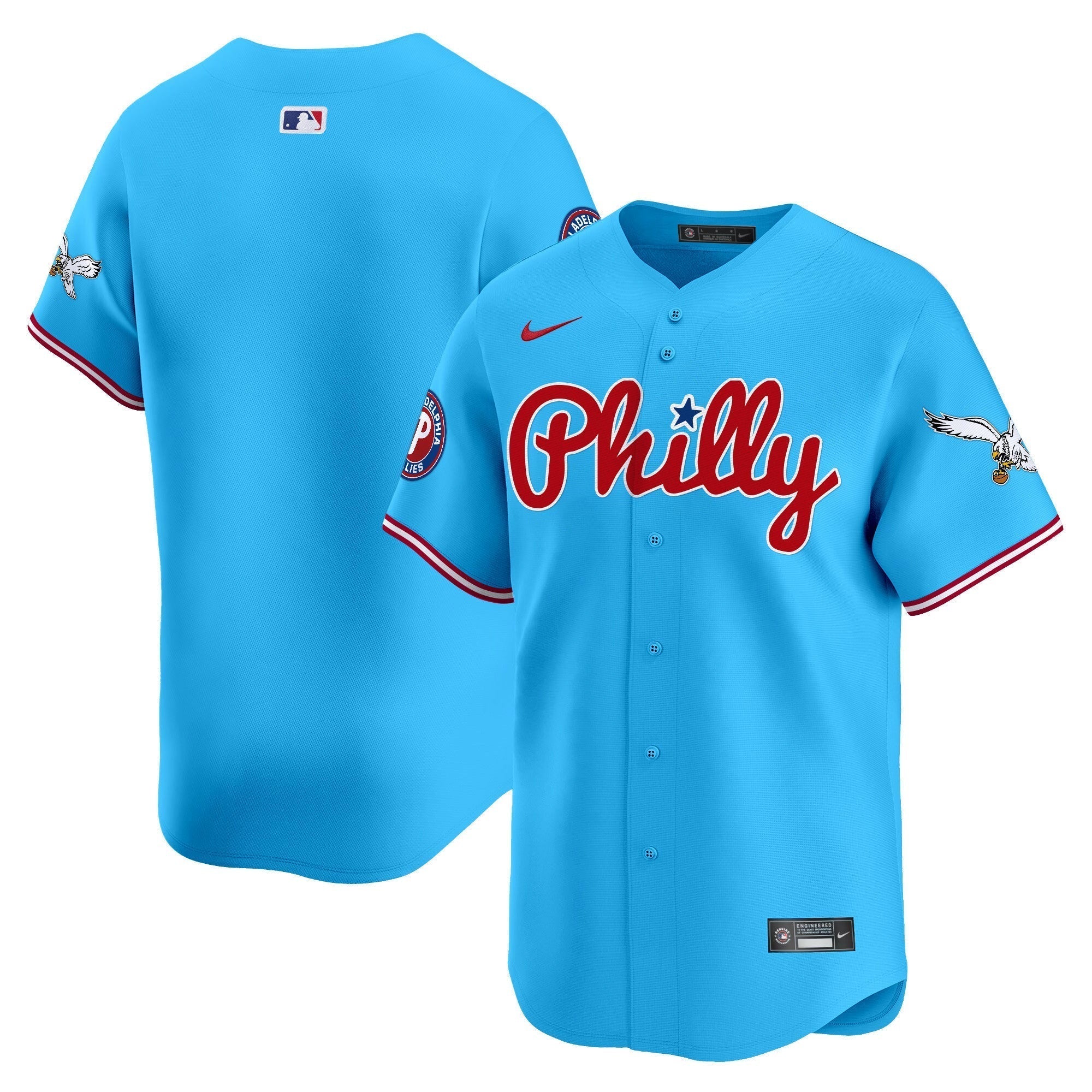 Phillies & Eagles Vapor Premier Limited Jersey - Stitched