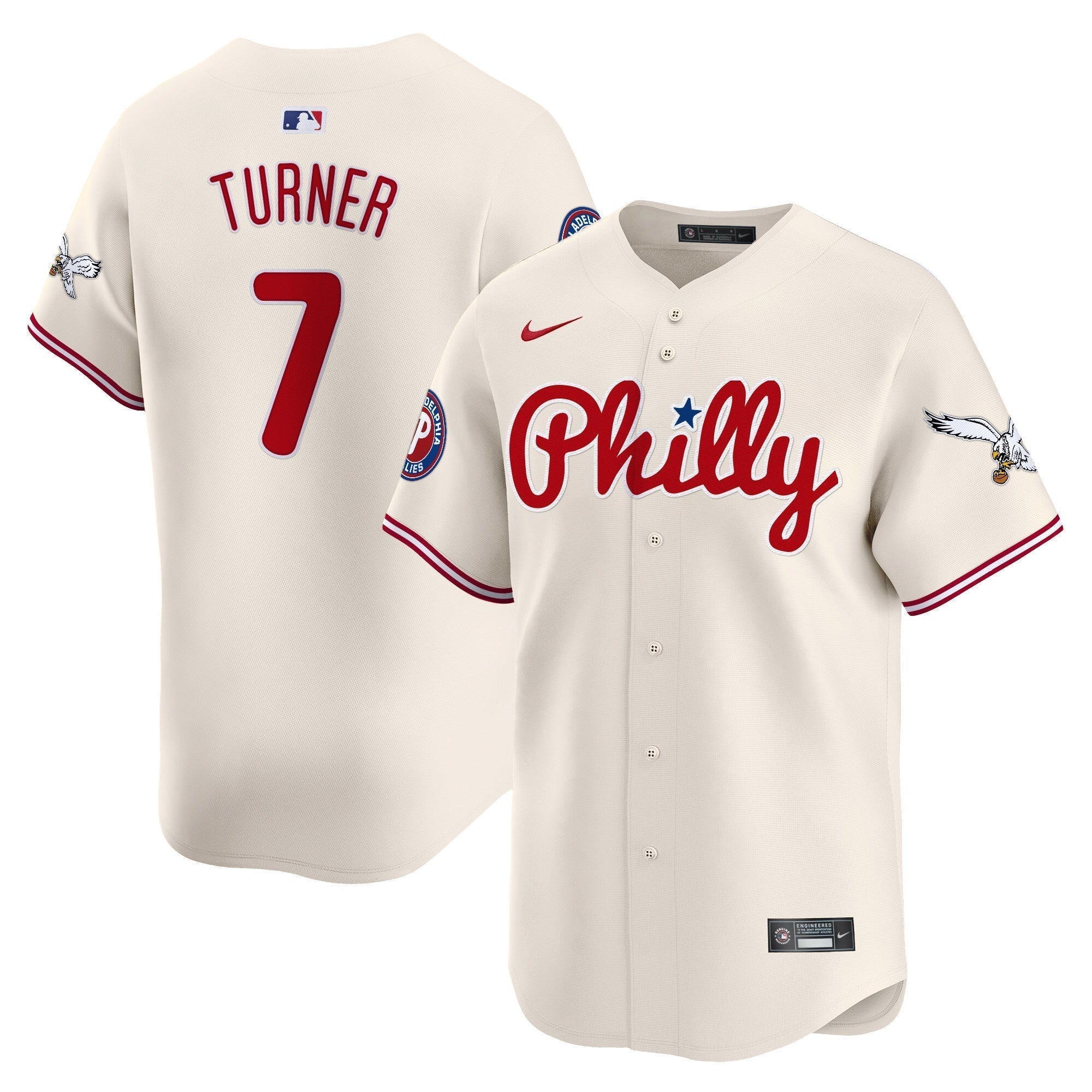 Phillies & Eagles Vapor Premier Limited Jersey - Stitched