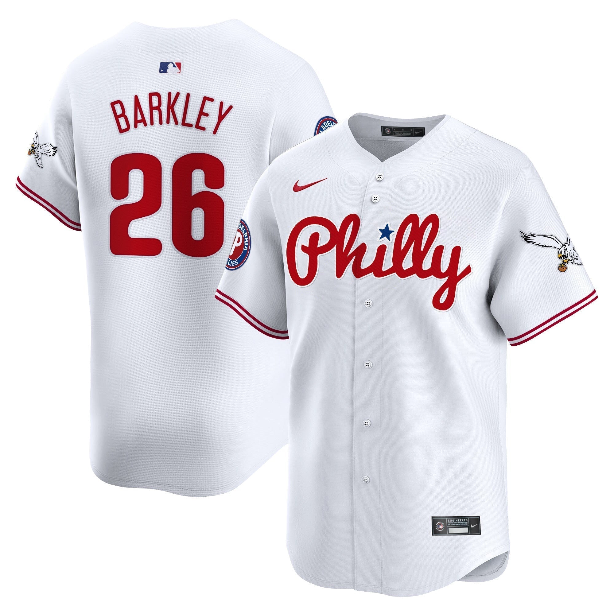 Phillies & Eagles Vapor Premier Limited Jersey - Stitched