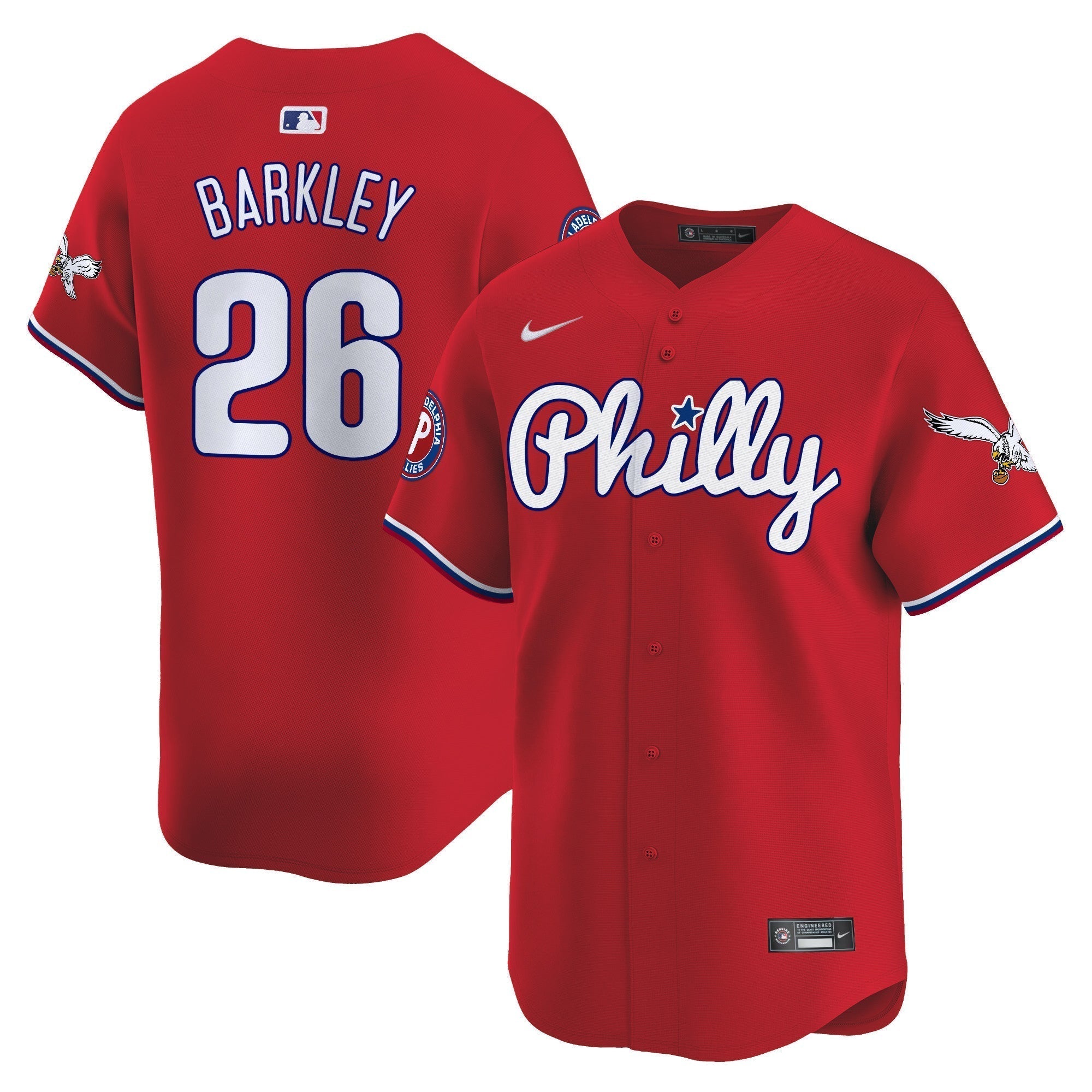 Phillies & Eagles Vapor Premier Limited Jersey - Stitched