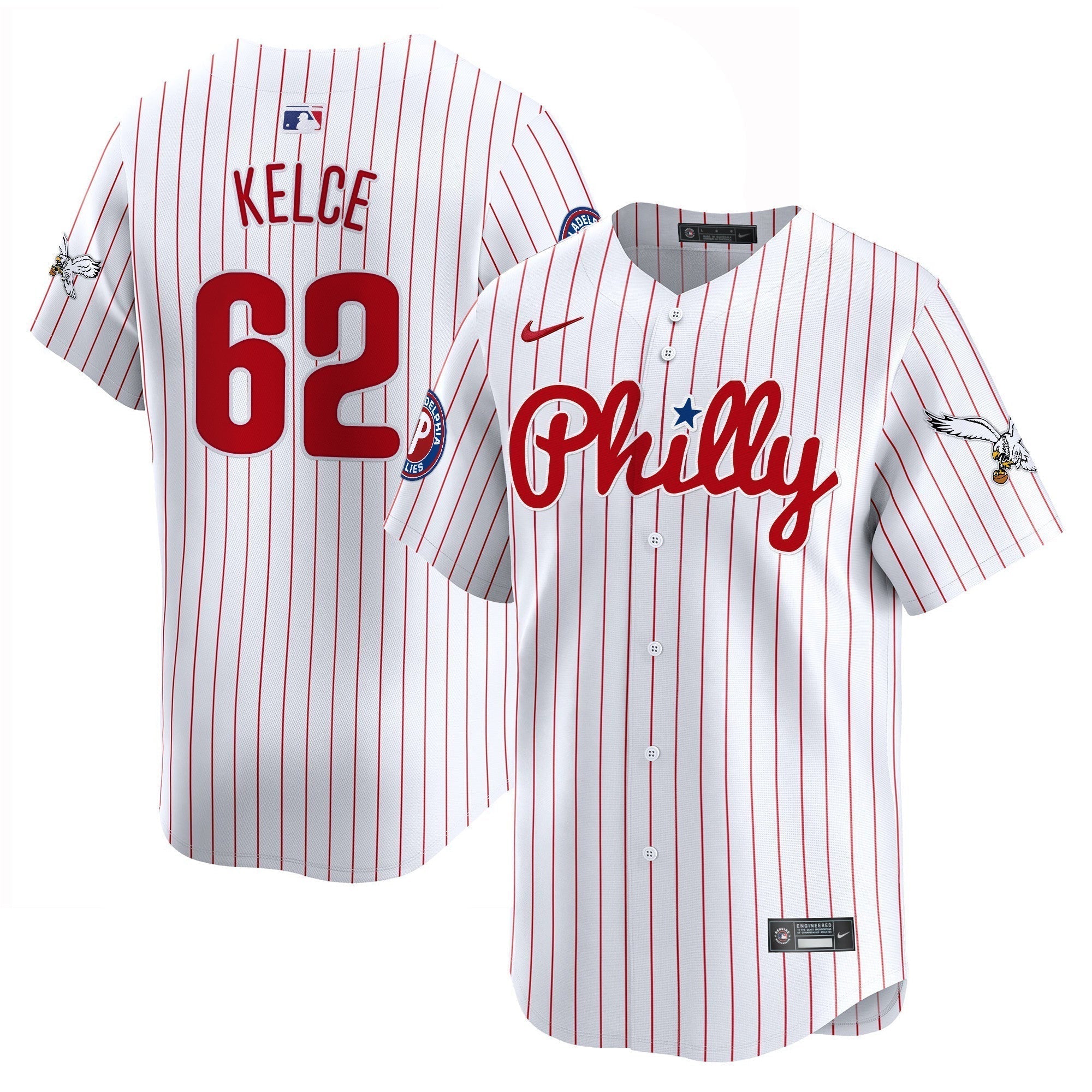 Phillies & Eagles Vapor Premier Limited Jersey - Stitched