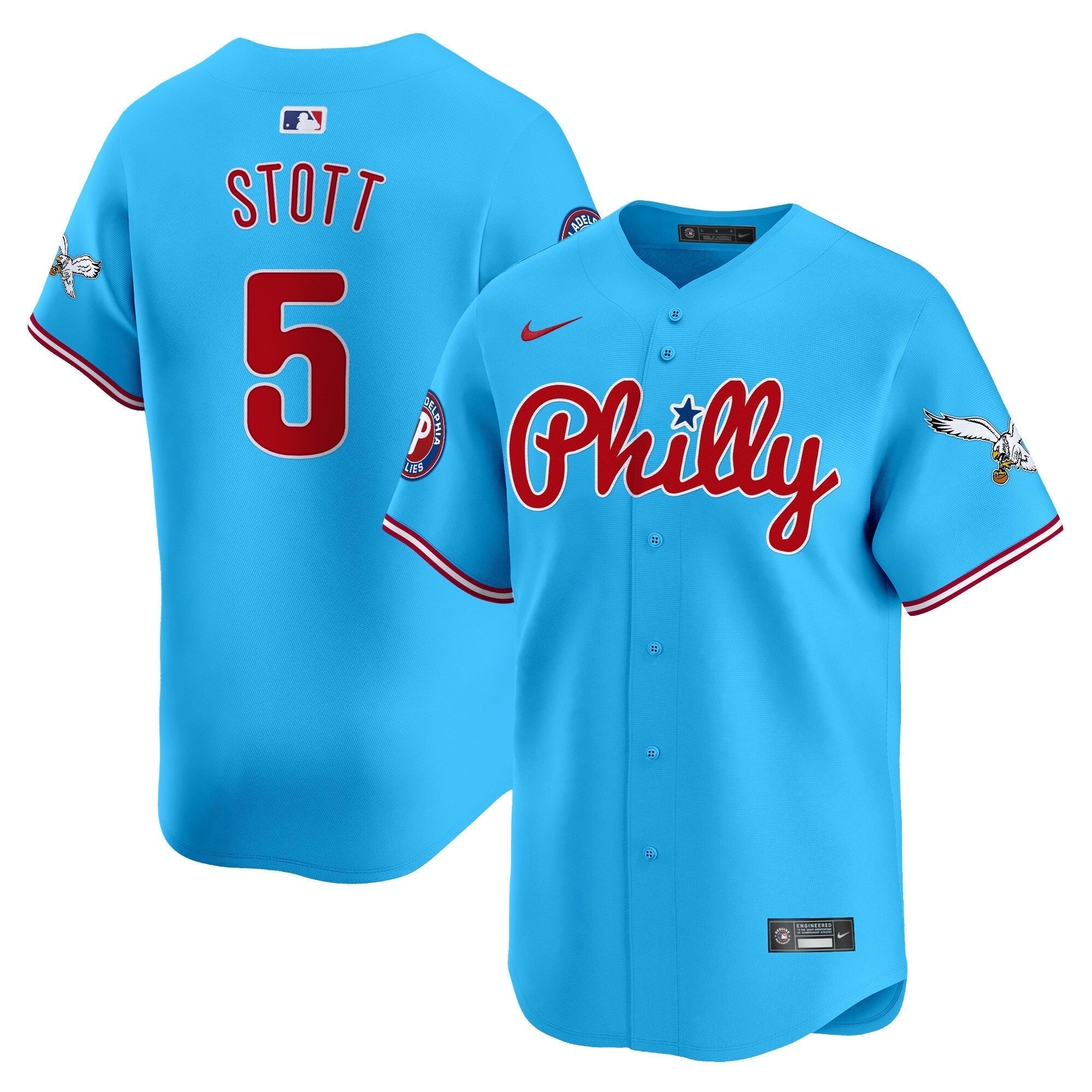 Phillies & Eagles Vapor Premier Limited Jersey - Stitched