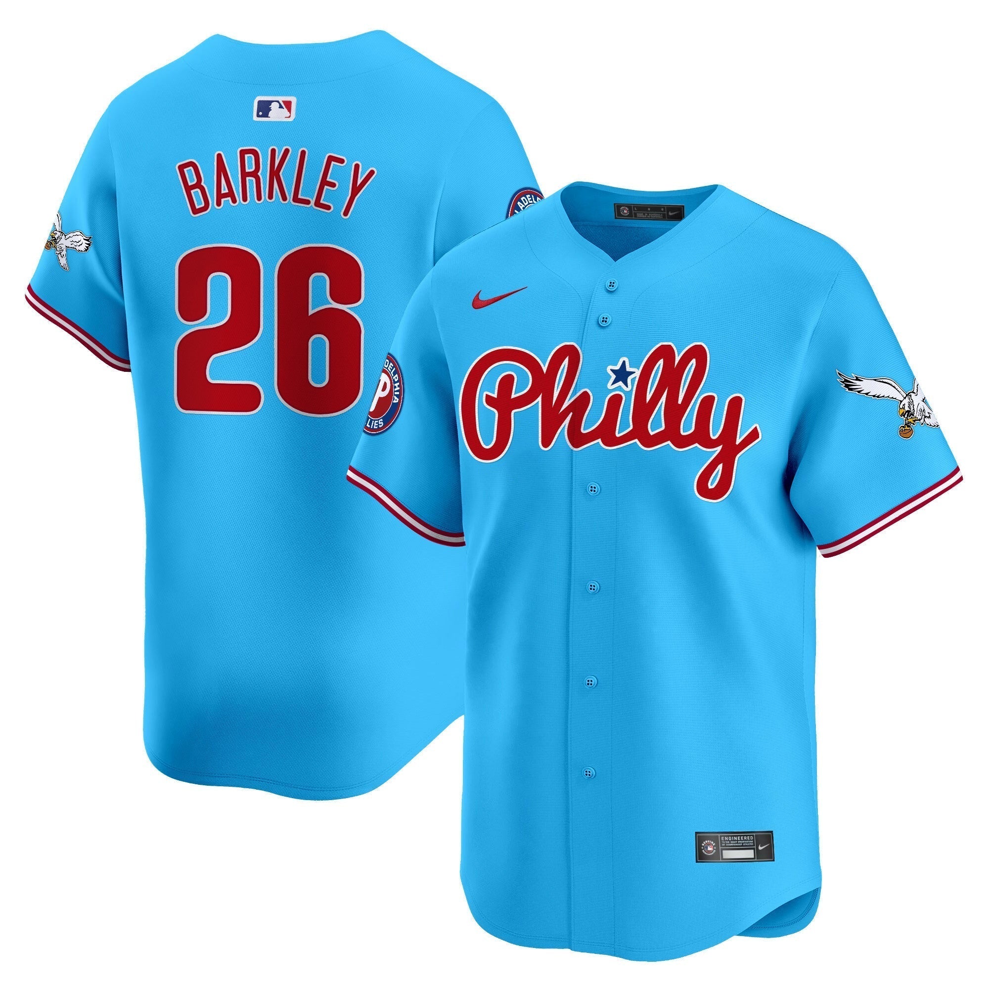 Phillies & Eagles Vapor Premier Limited Jersey - Stitched