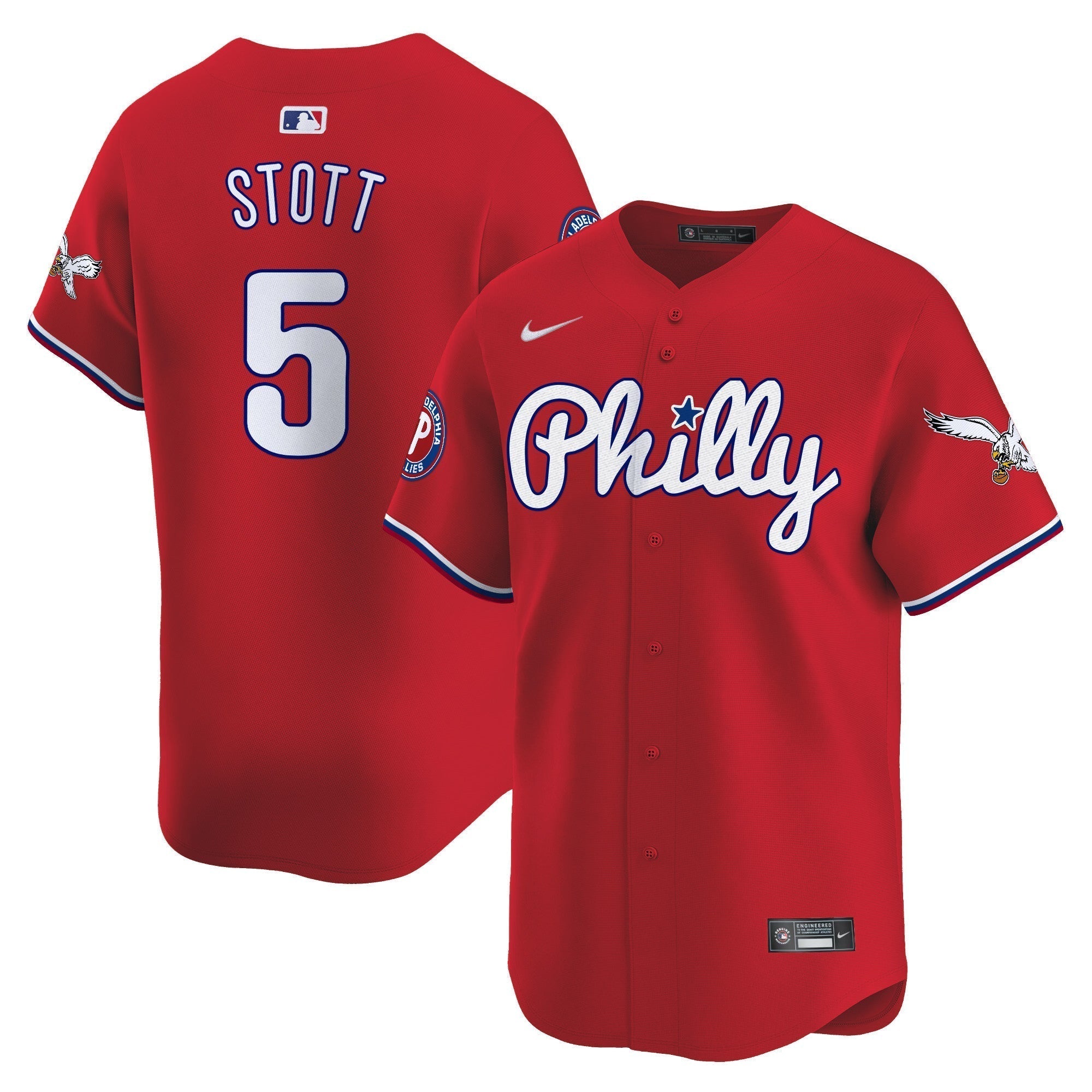Phillies & Eagles Vapor Premier Limited Jersey - Stitched