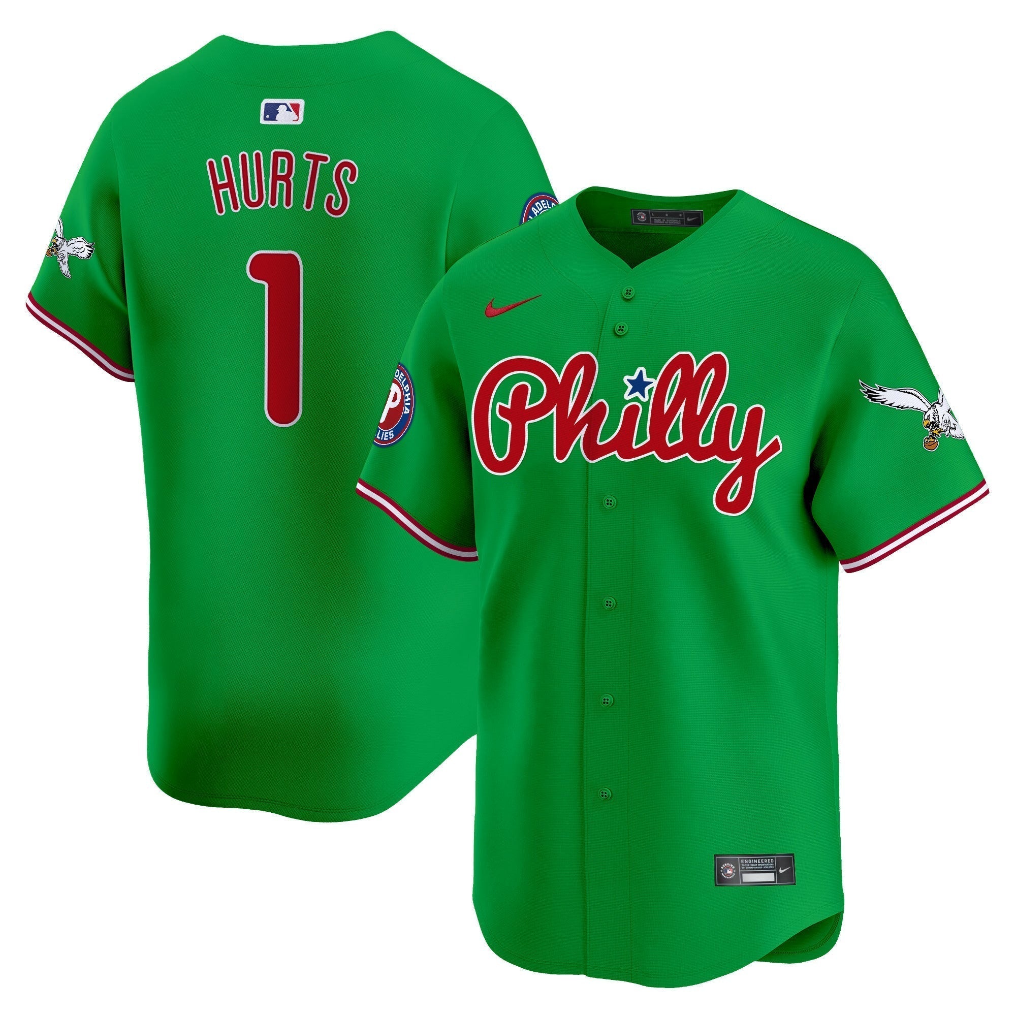 Phillies & Eagles Vapor Premier Limited Jersey - Stitched