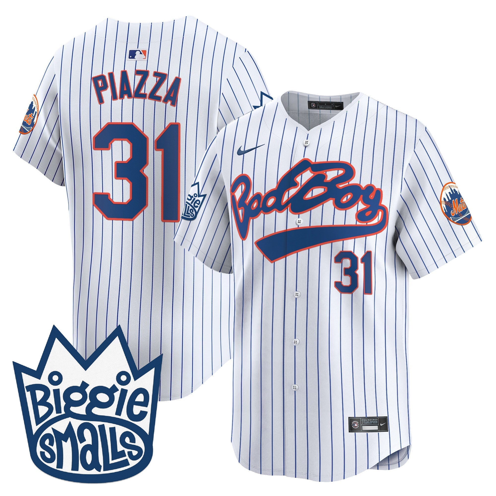 Mets Biggie Smalls Vapor Premier Limited Jersey - Stitched