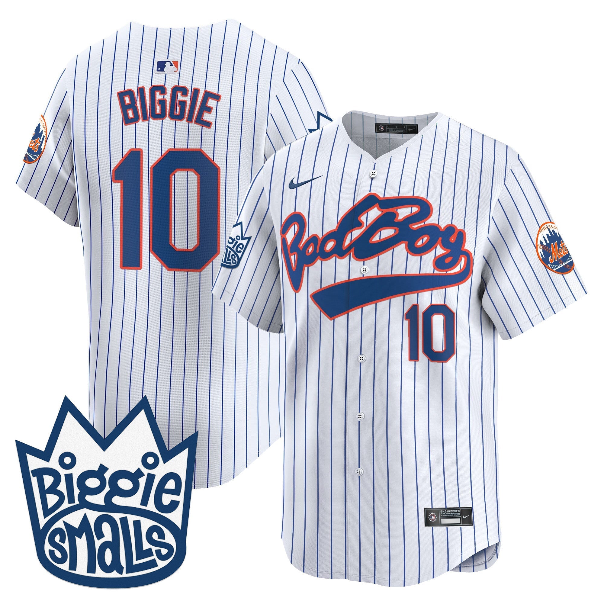 Mets Biggie Smalls Vapor Premier Limited Jersey - Stitched