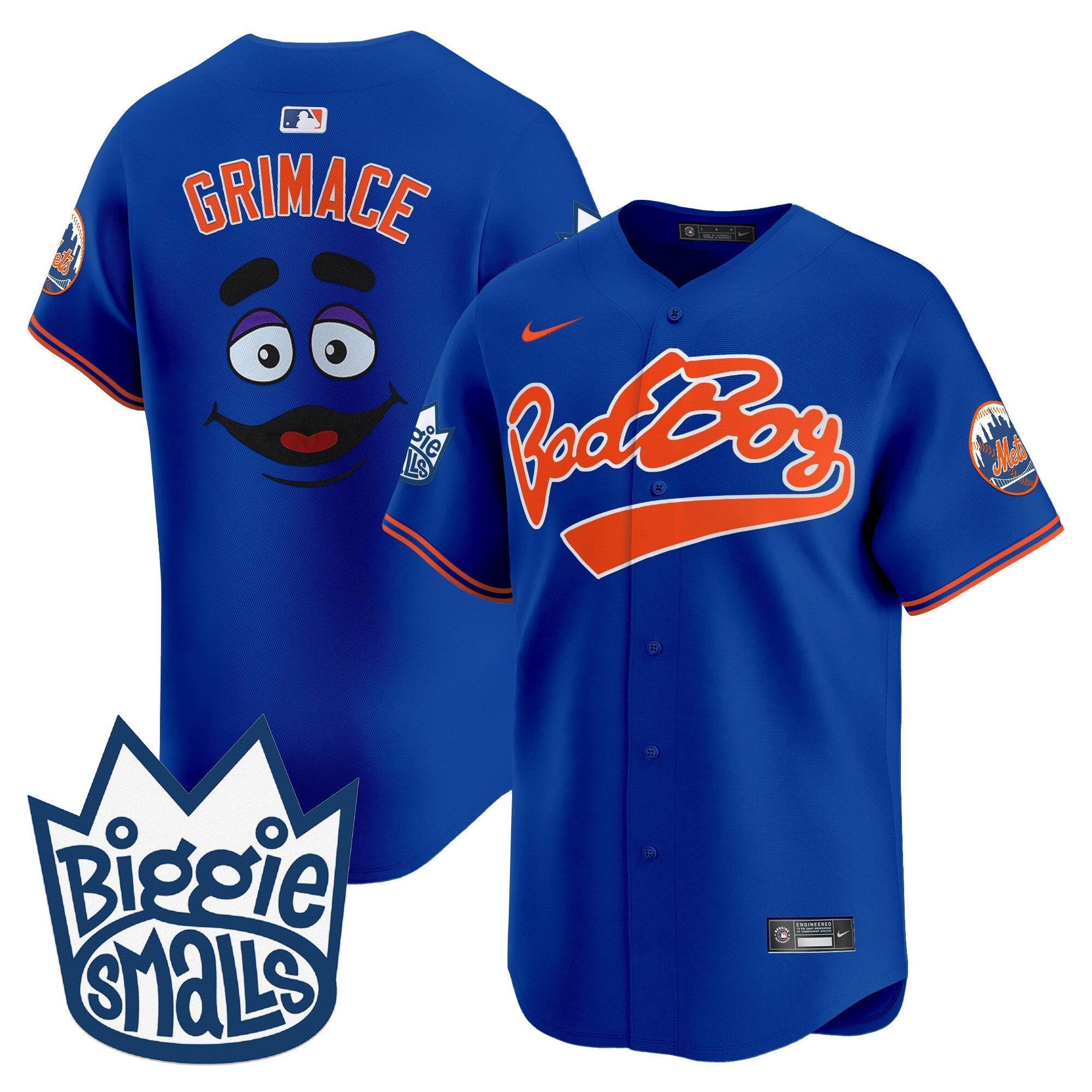 Mets Biggie Smalls Vapor Premier Limited Jersey - Stitched