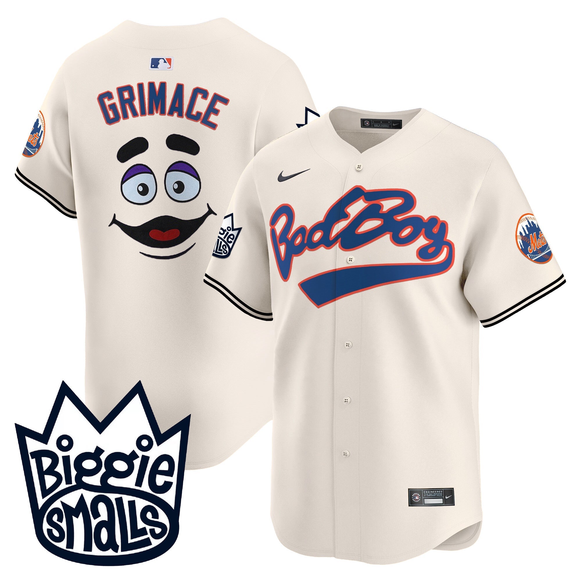 Mets Biggie Smalls Vapor Premier Limited Jersey - Stitched