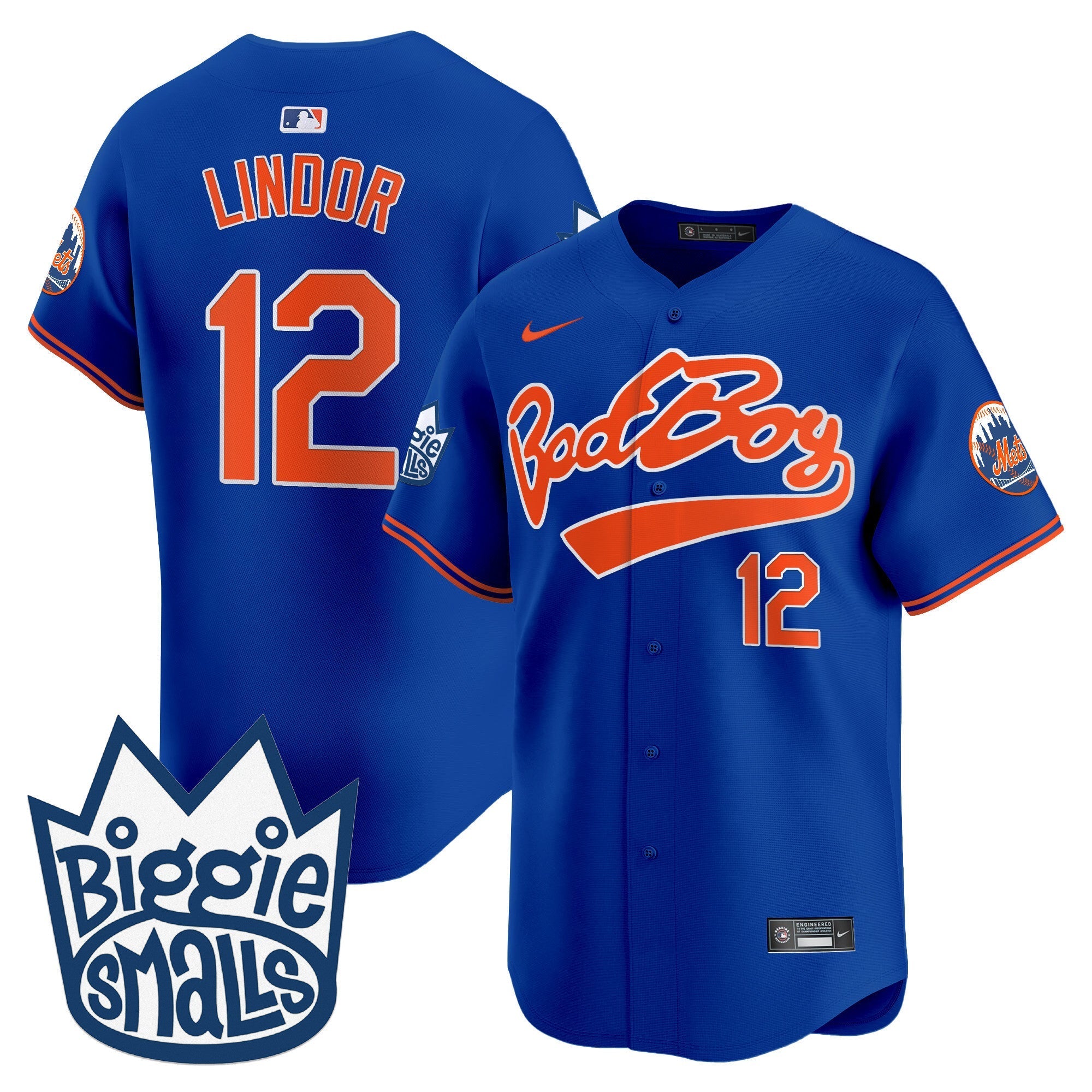 Mets Biggie Smalls Vapor Premier Limited Jersey - Stitched