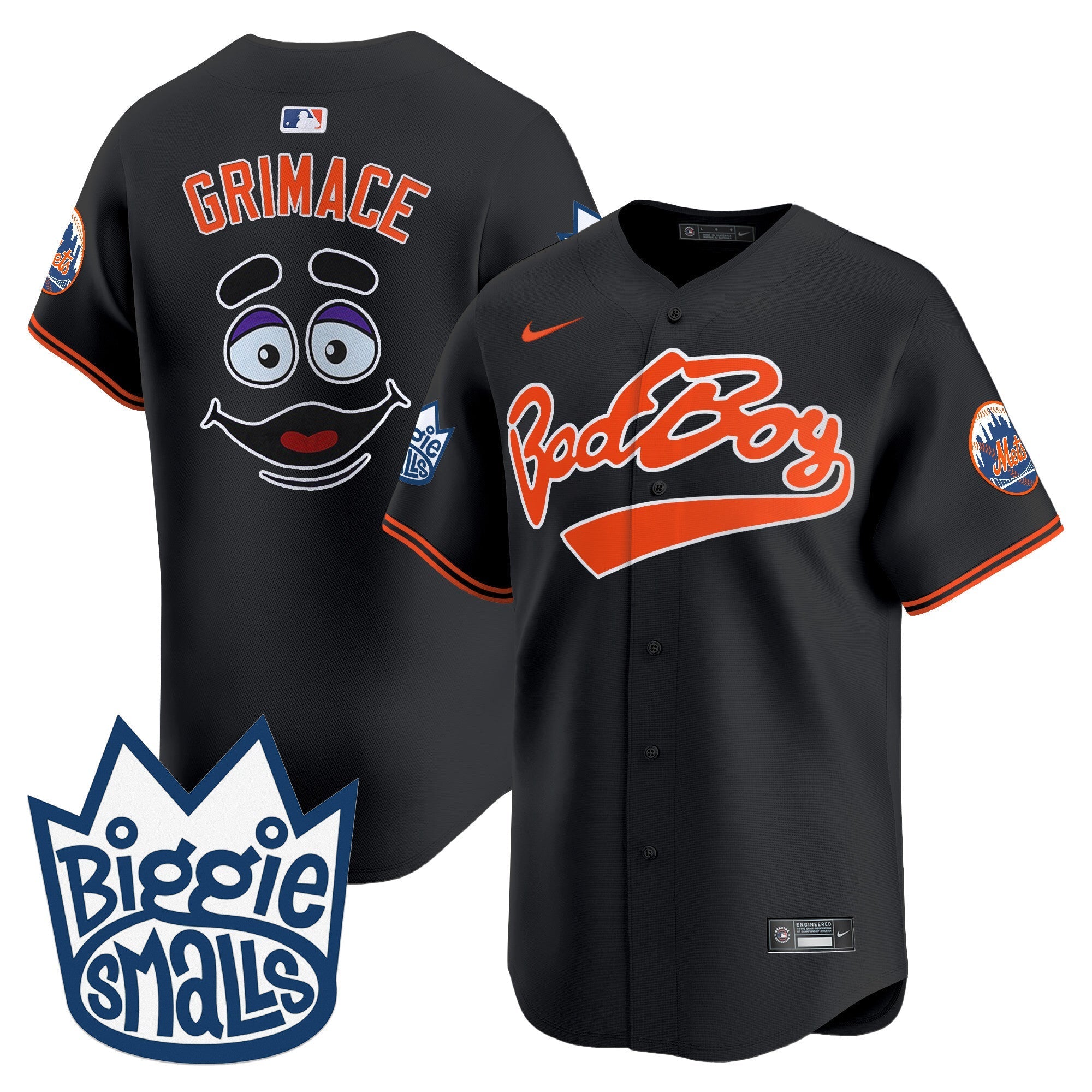 Mets Biggie Smalls Vapor Premier Limited Jersey - Stitched