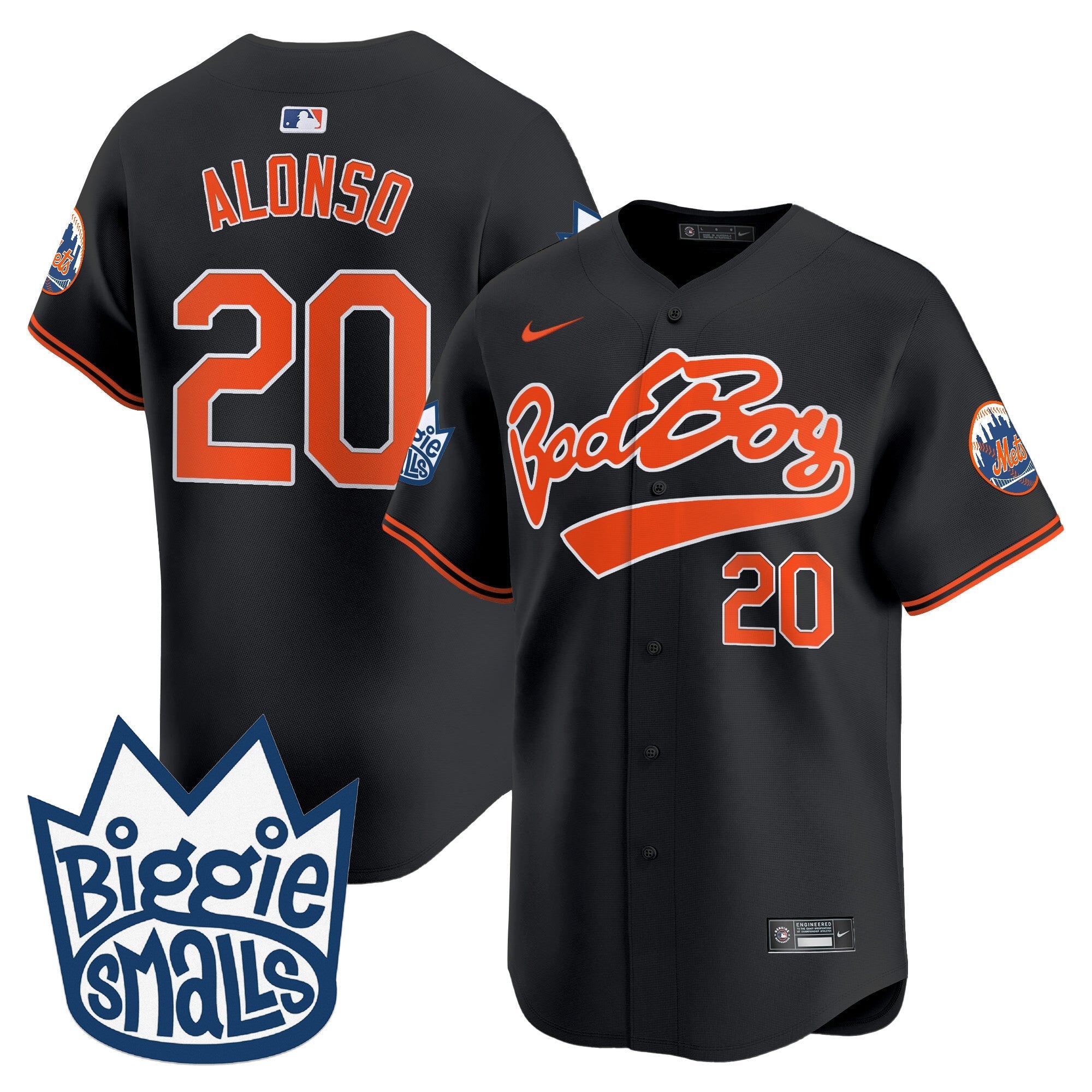 Mets Biggie Smalls Vapor Premier Limited Jersey - Stitched