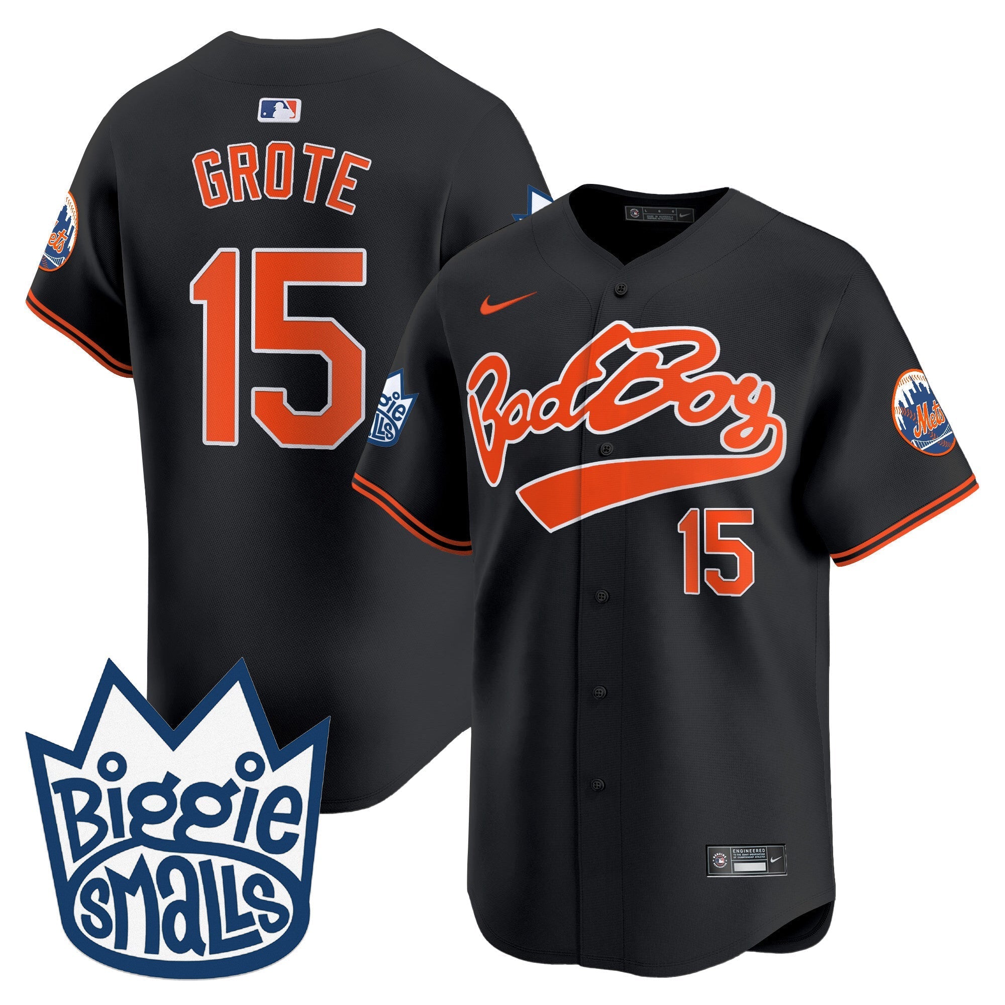 Mets Biggie Smalls Vapor Premier Limited Jersey - Stitched
