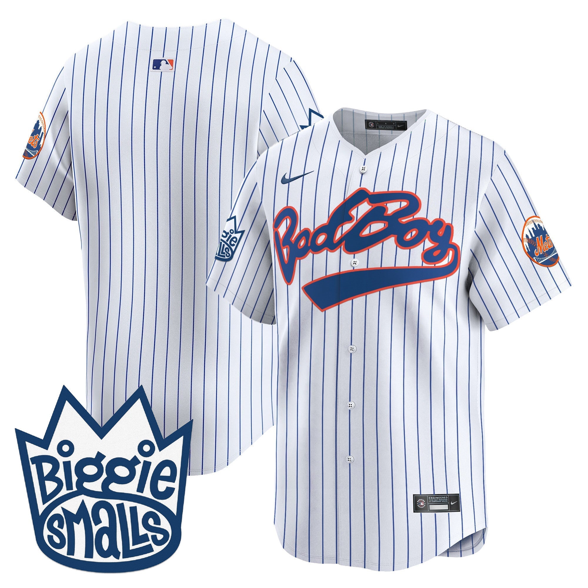 Mets Biggie Smalls Vapor Premier Limited Jersey - Stitched