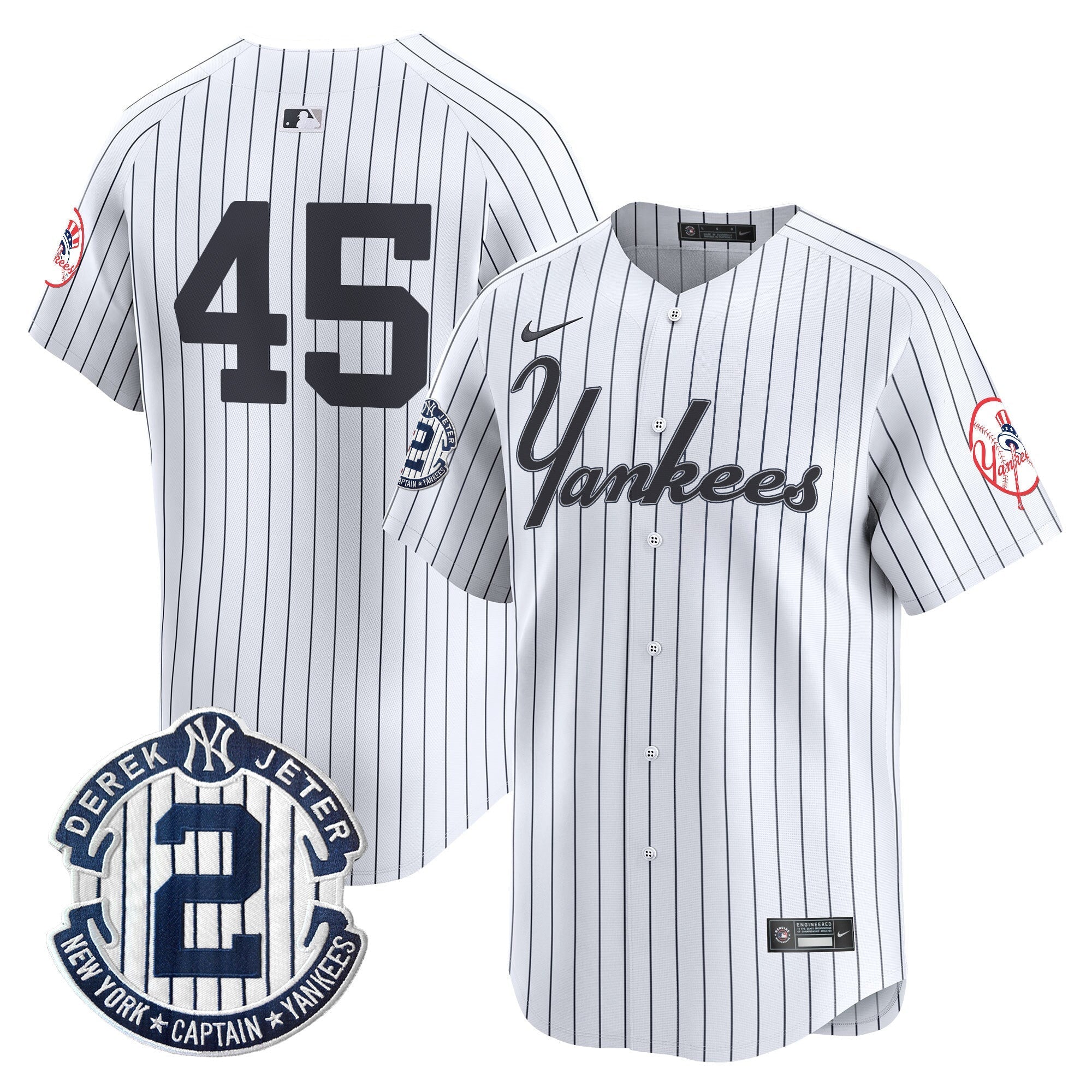 Yankees Throwback Vapor Premier Limited Jersey V2 - Stitched