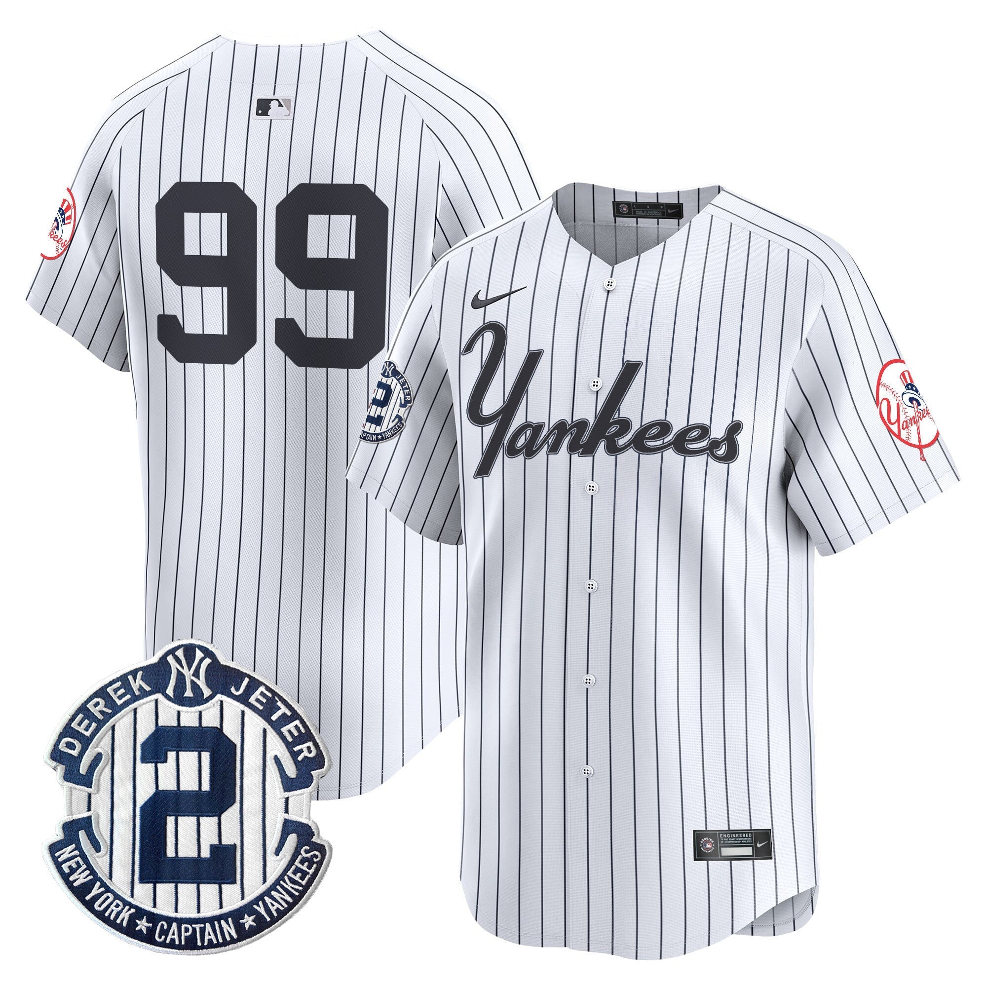 Yankees Throwback Vapor Premier Limited Jersey V2 - Stitched