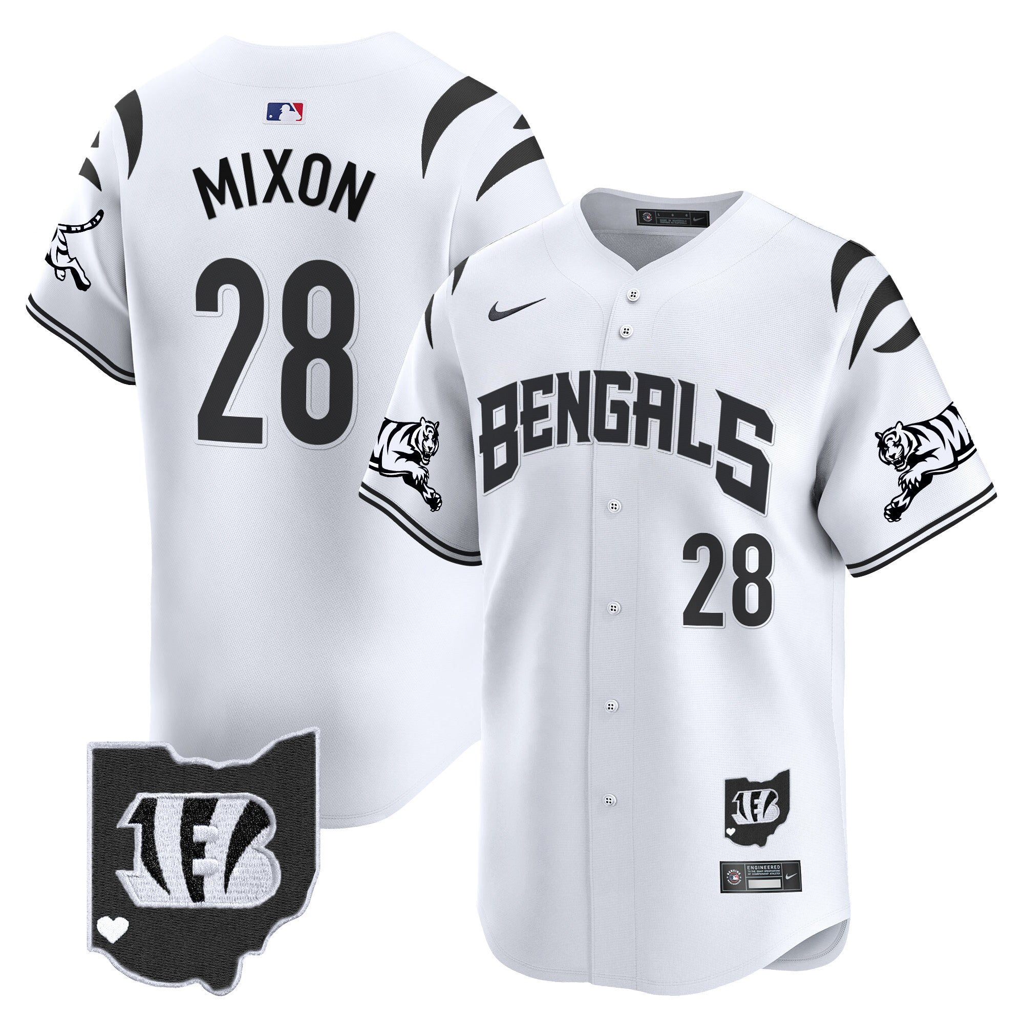 Bengals Vapor Premier Limited Jersey - Stitched
