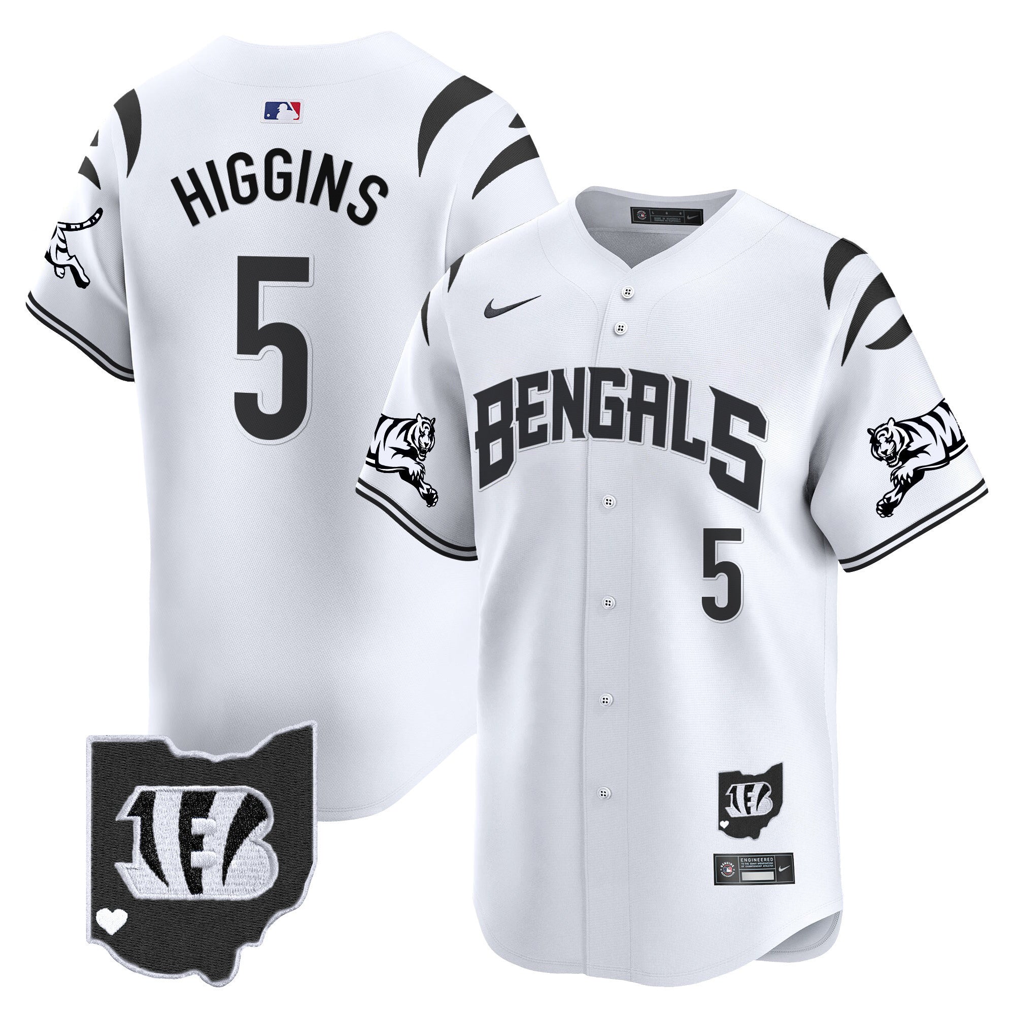 Bengals Vapor Premier Limited Jersey - Stitched
