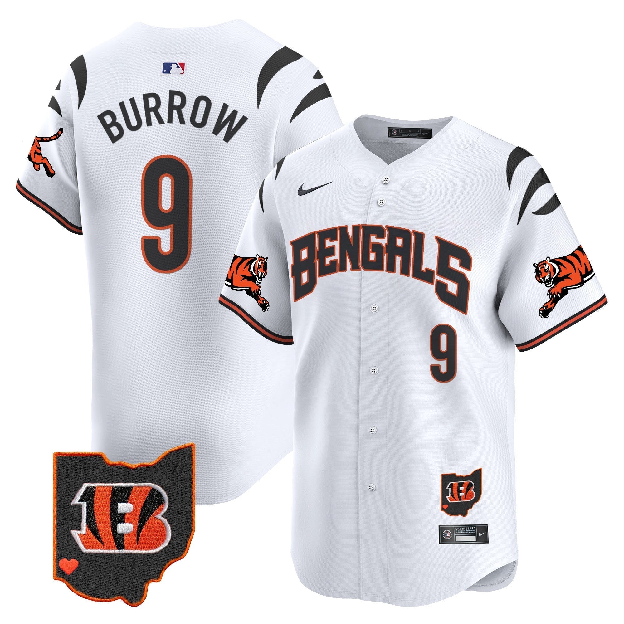 Bengals Vapor Premier Limited Jersey - Stitched