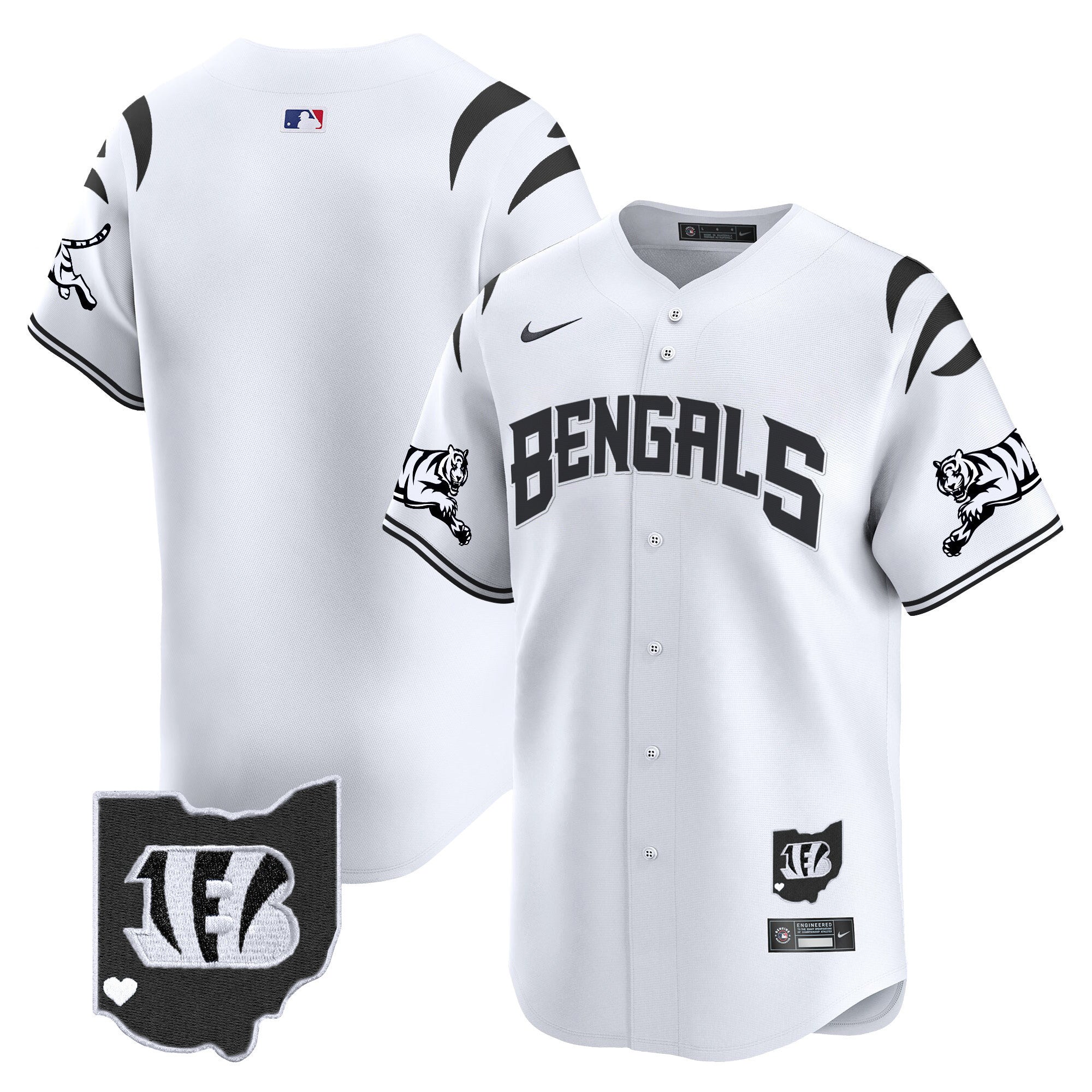 Bengals Vapor Premier Limited Jersey - Stitched