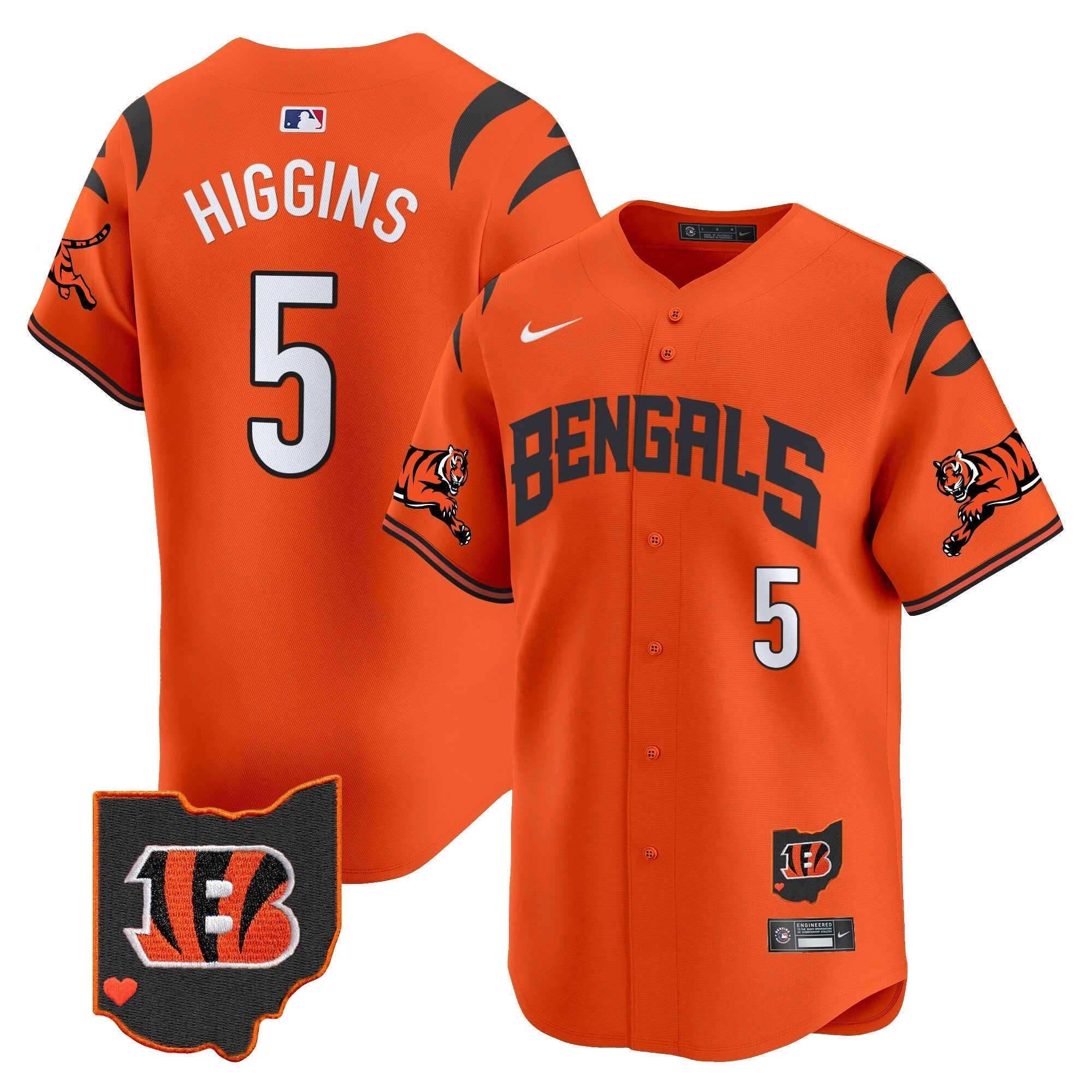 Bengals Vapor Premier Limited Jersey - Stitched